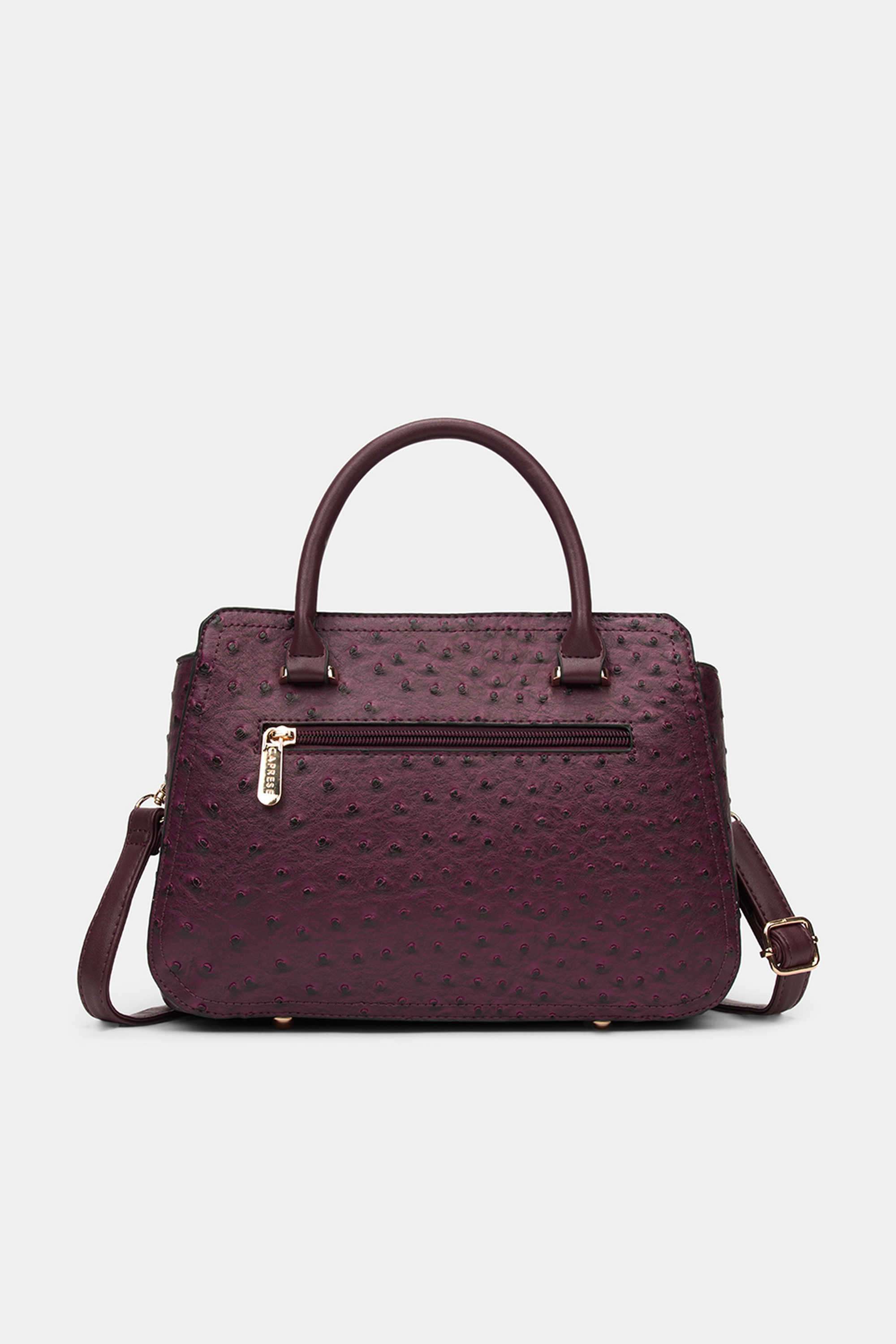 Zipper-Faux-Leather-Women-Everyday-Satchel