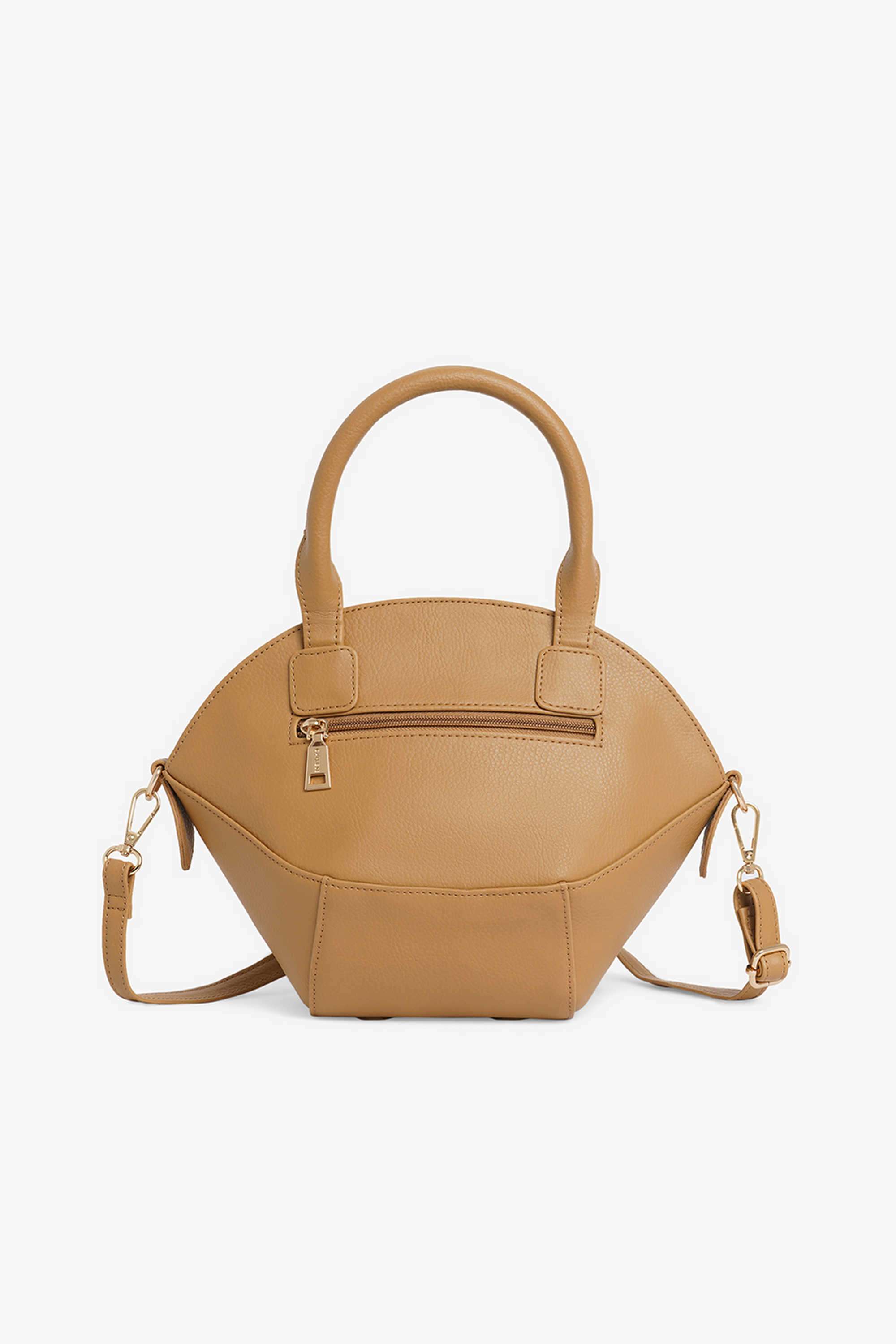 Zipper-Faux-Leather-Women-Everyday-Satchel