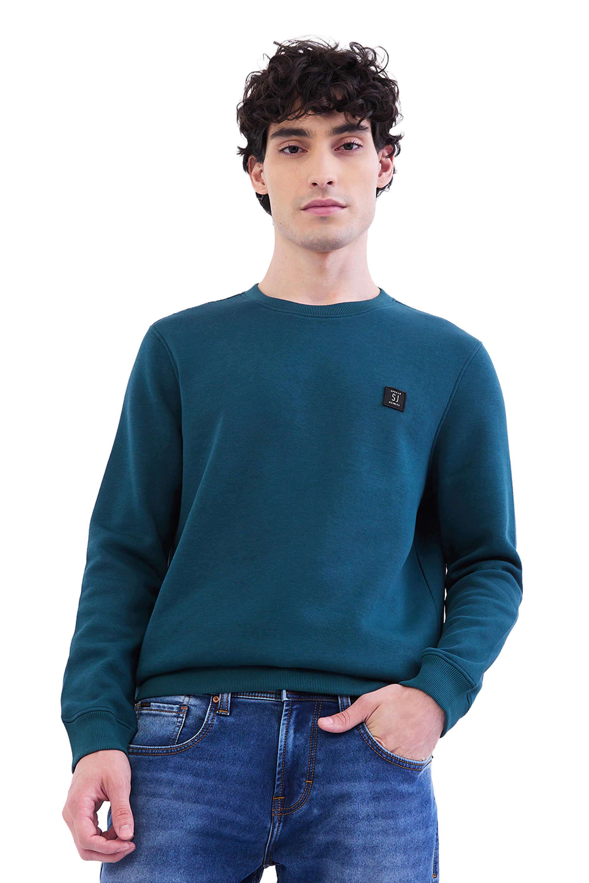 Solid-Cotton-Blend-Slim-Fit-Men-Sweatshirt