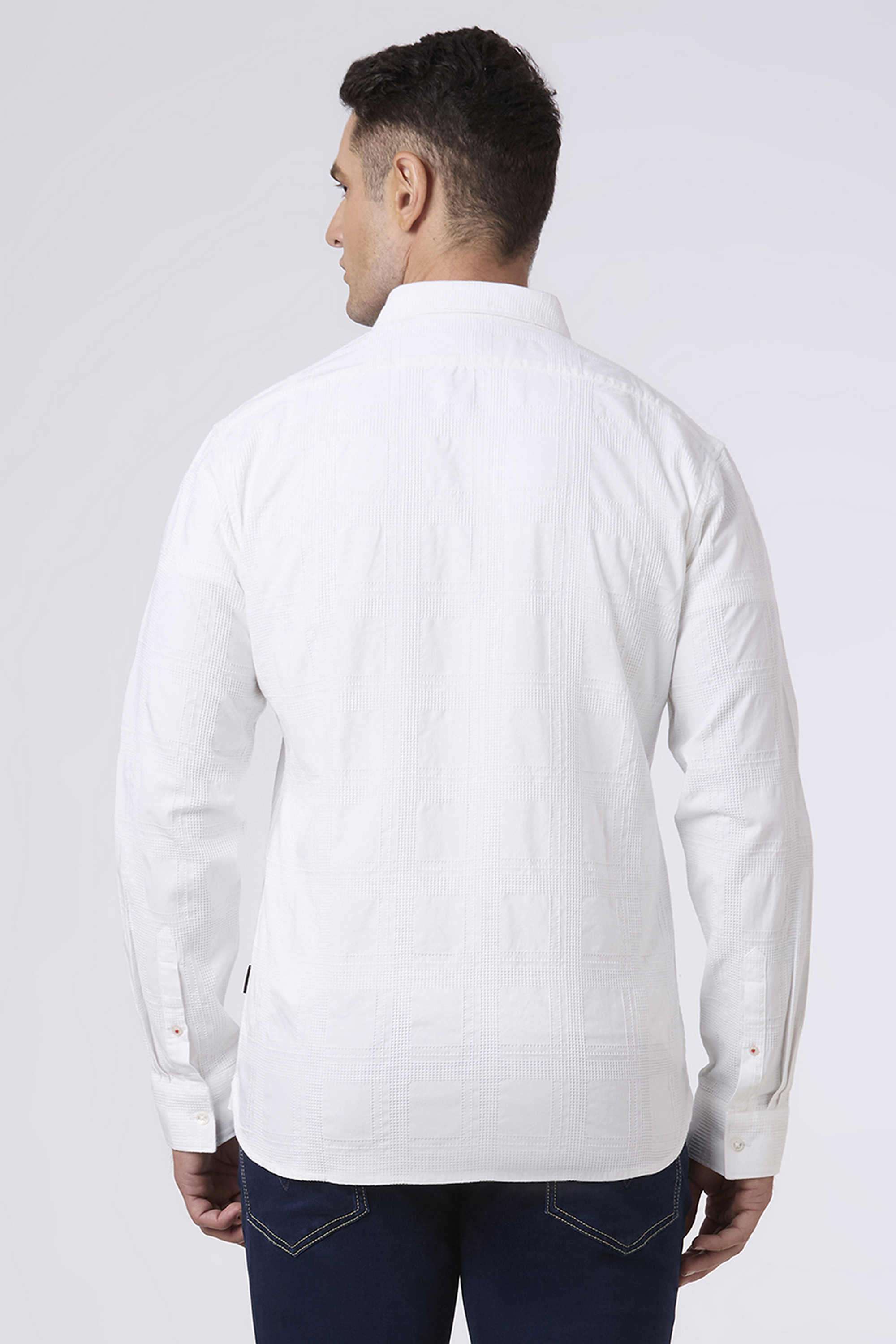 Solid-Cotton-Regular-Fit-Men-Casual-Wear-Shirt
