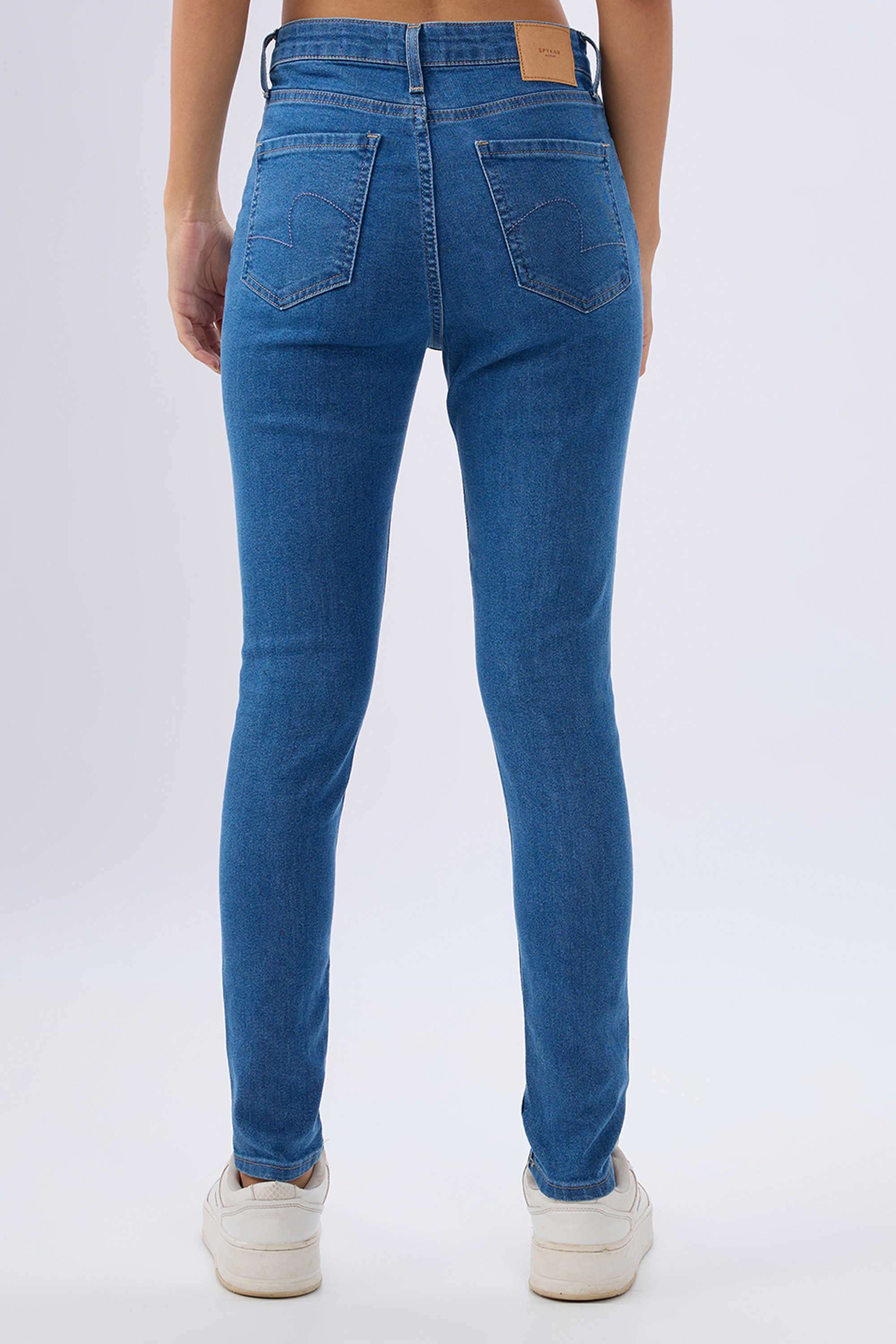 High-Rise-Blended-Fabric-Regular-Fit-Women-s-Jeans