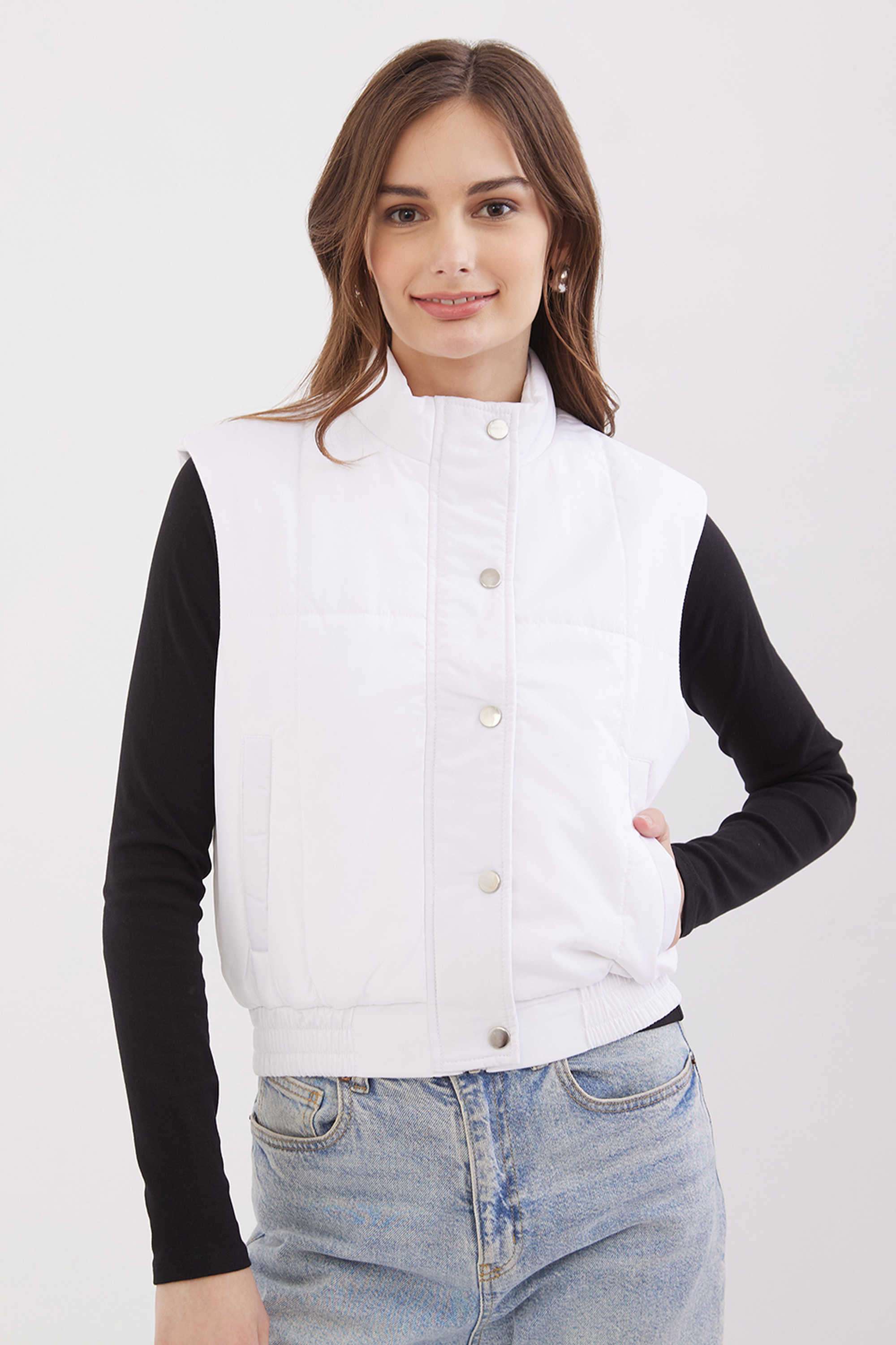Solid-Polyester-Women-s-Casual-Wear-Jacket