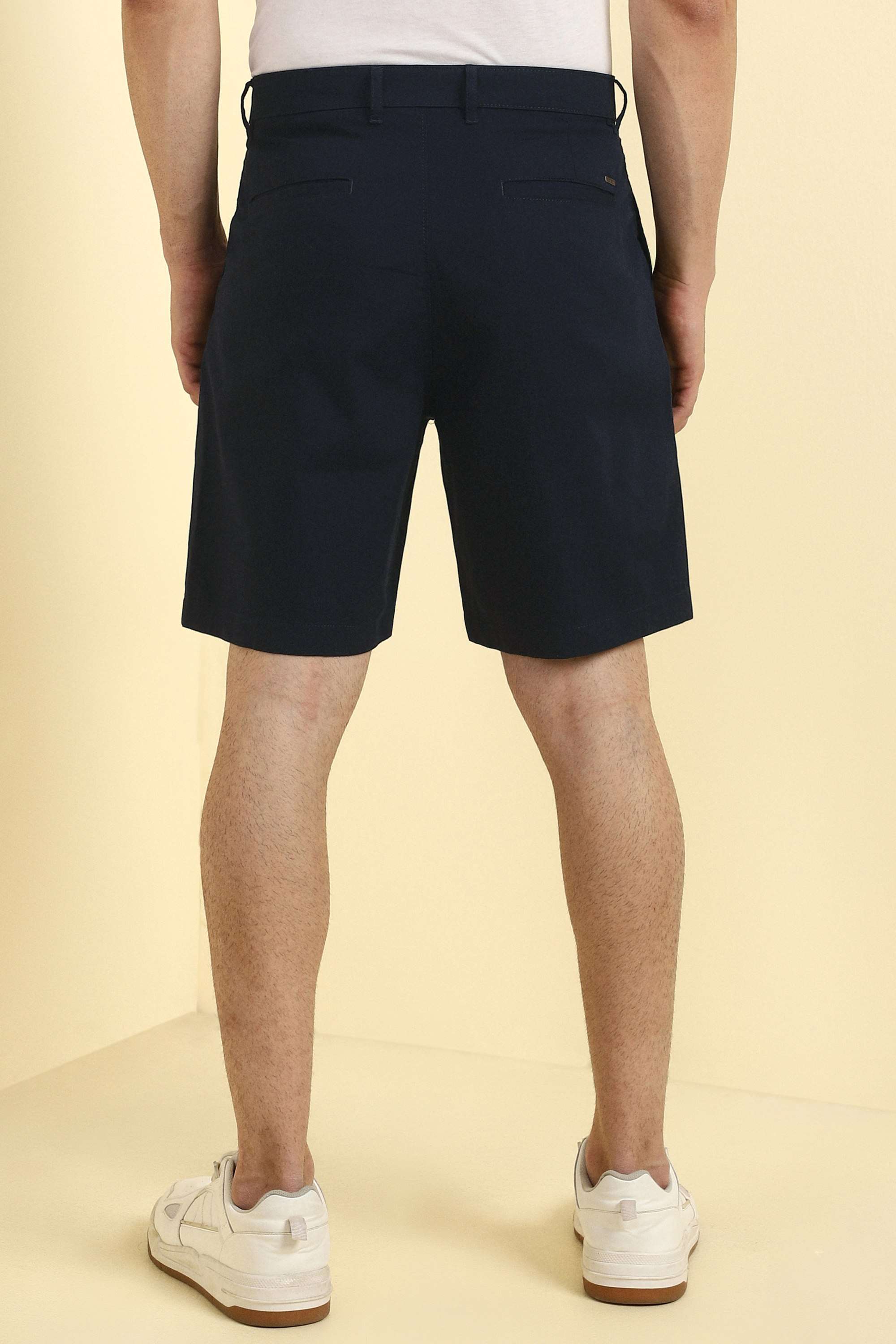Solid-Cotton-Linen-Blend-Button-Men-s-Shorts