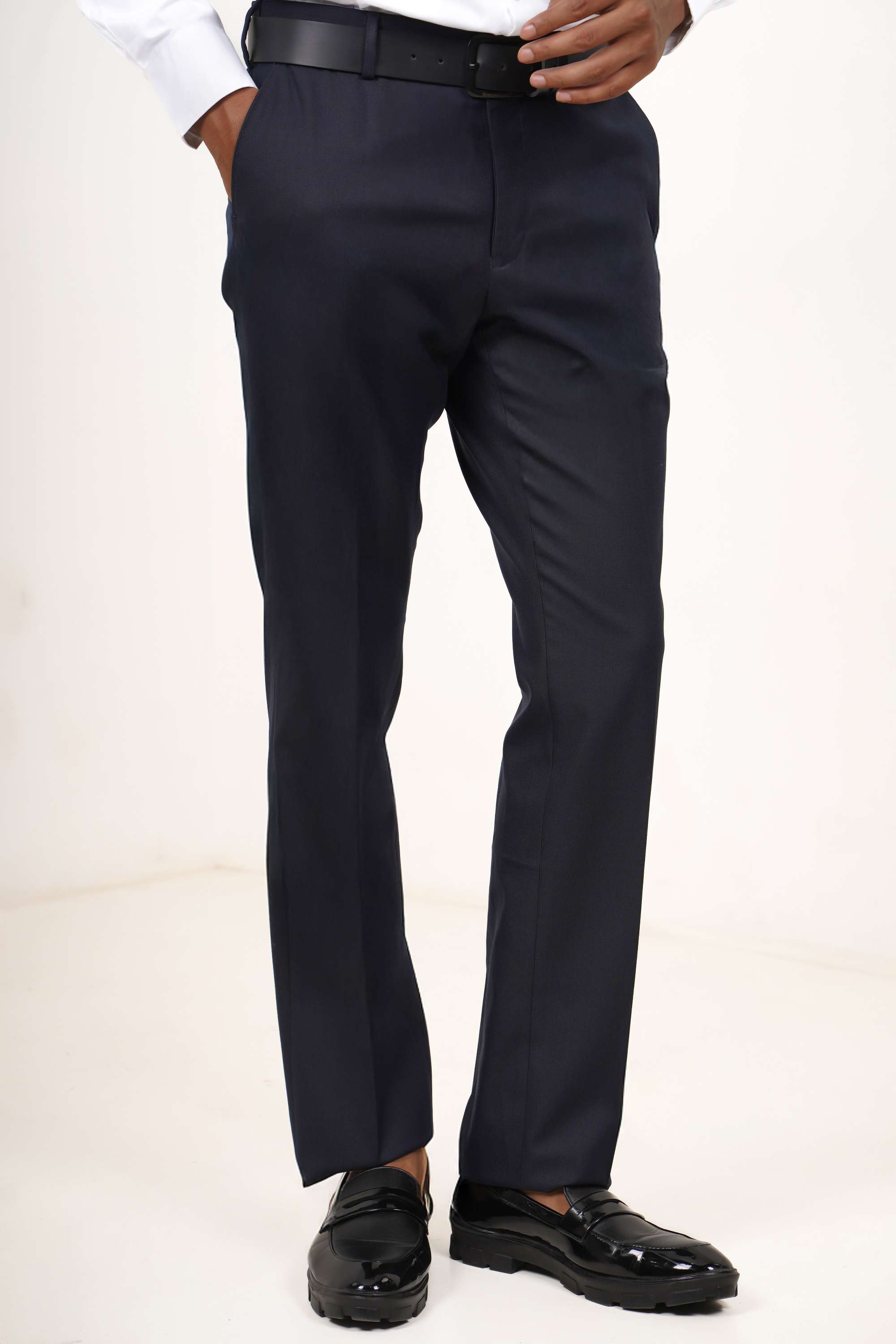 Textured-Blended-Fabric-Slim-Fit-Men-s-Formal-Trousers