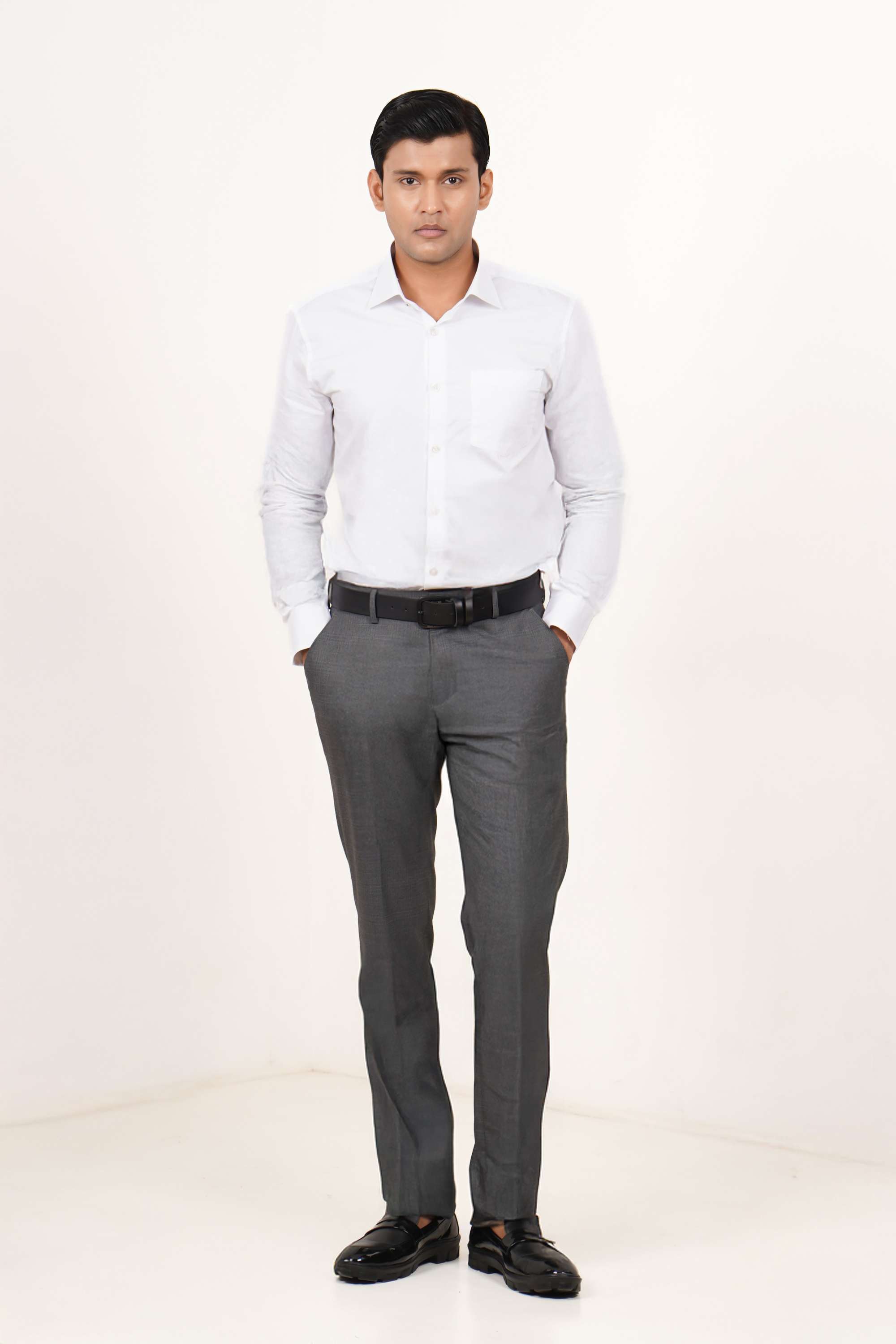 Textured-Blended-Fabric-Slim-Fit-Men-s-Formal-Trousers