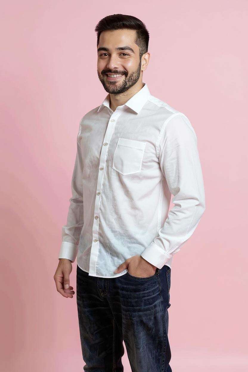 Blended-Fabric-Regular-Fit-Men-Shirt