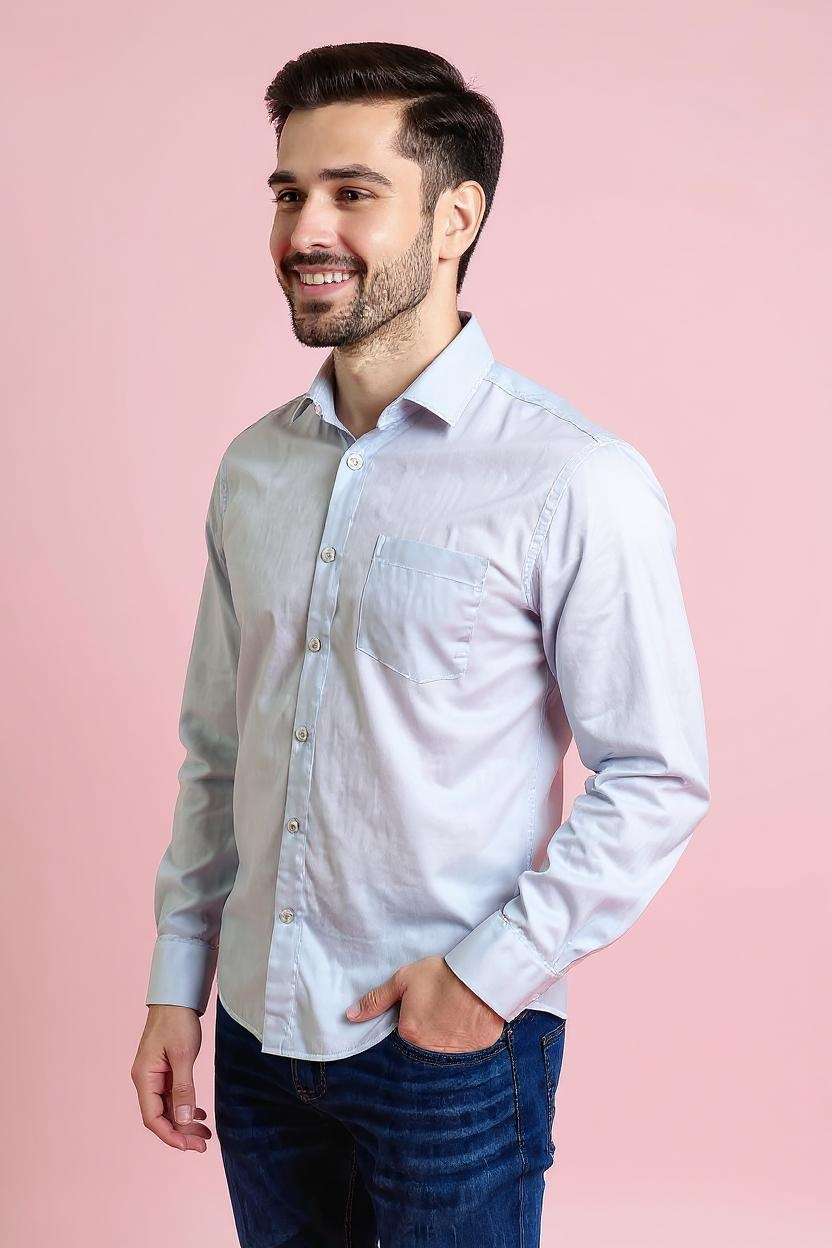Blended-Fabric-Regular-Fit-Men-Shirt