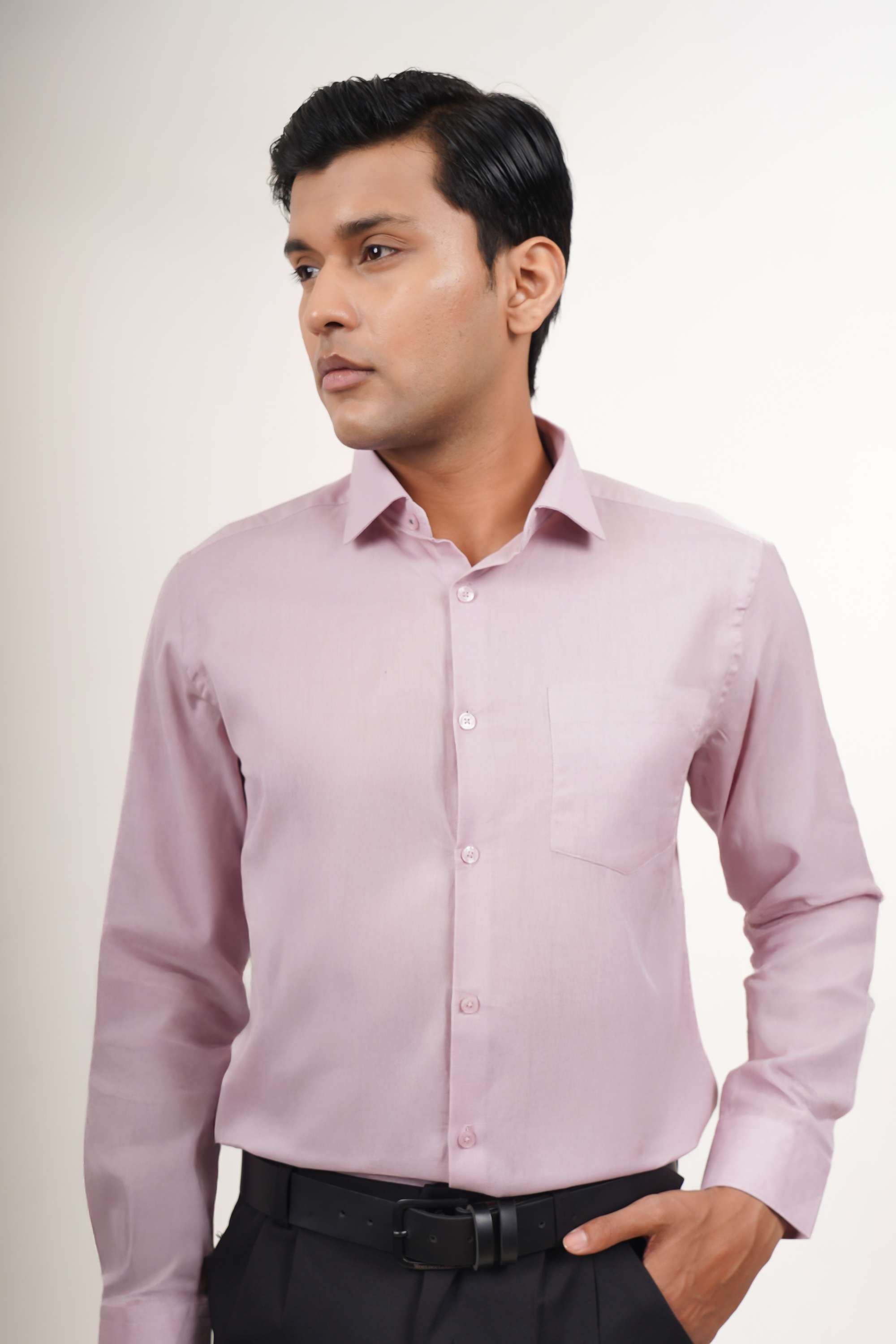 Solid-Cotton-Blend-Regular-Fit-Men-s-Formal-Shirt