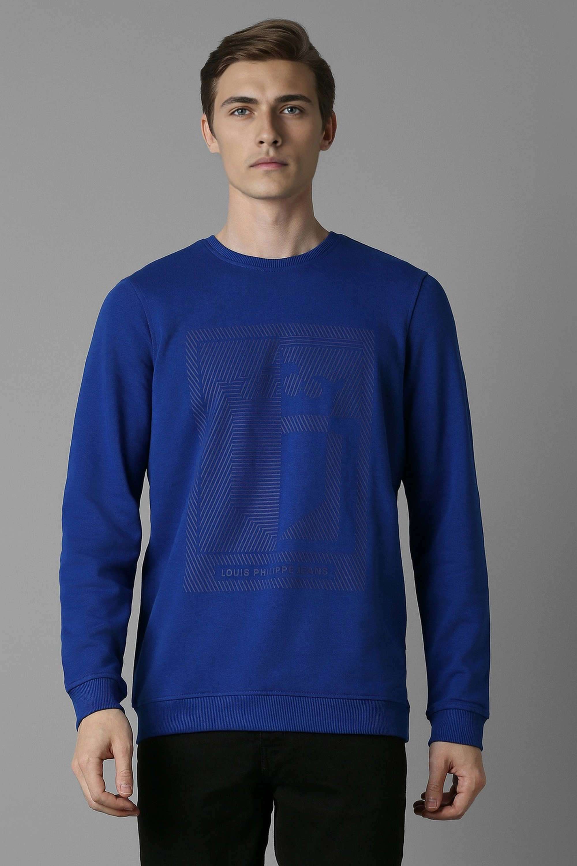 Solid-Cotton-Round-Neck-Men-s-Sweatshirt