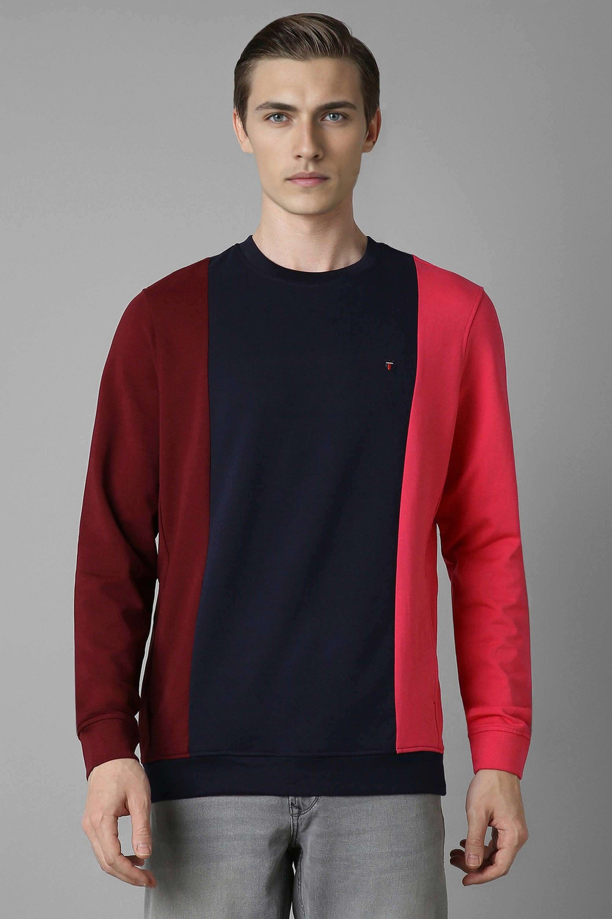 Solid-Cotton-Round-Neck-Men-s-Sweatshirt