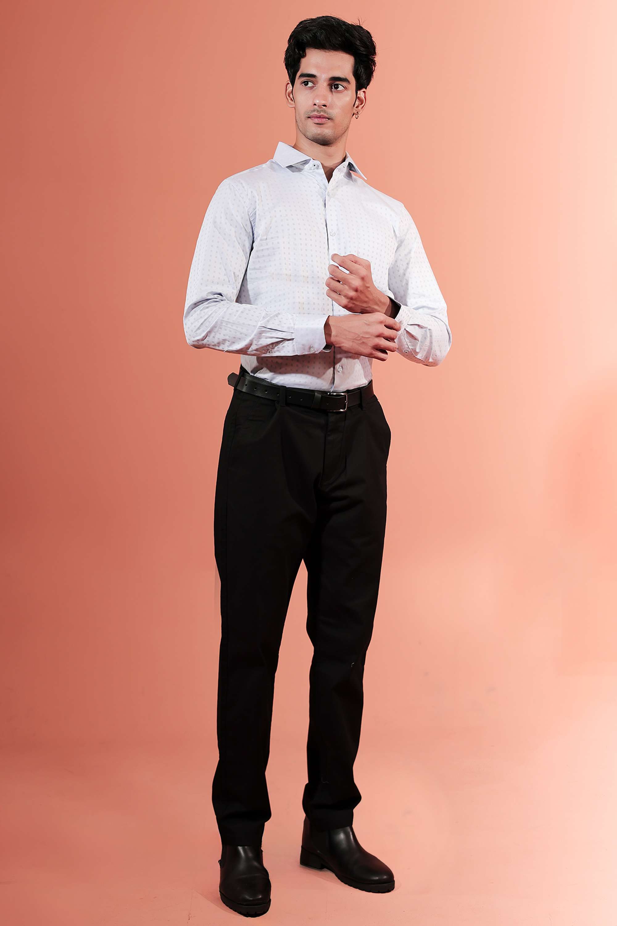 Blended-Fabric-Regular-Fit-Men-Shirt