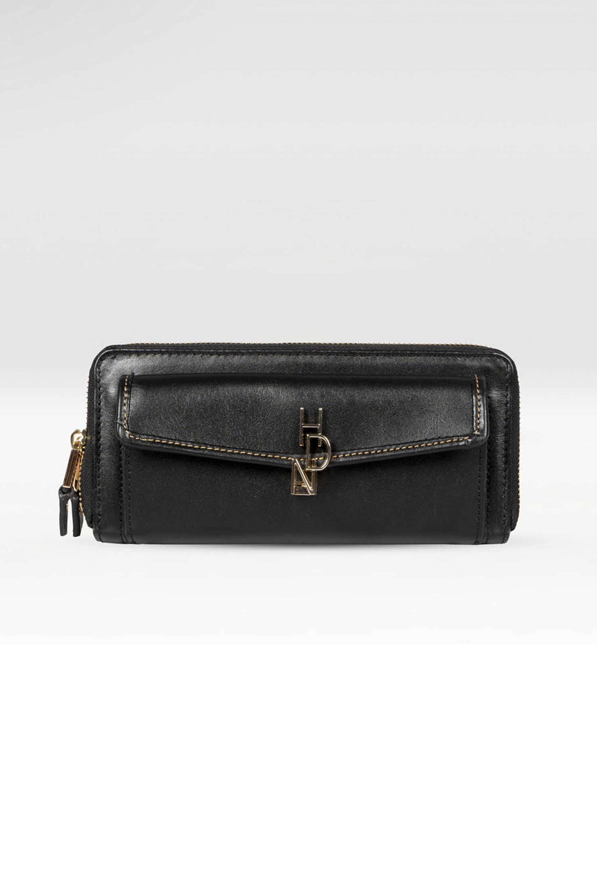 Zipper-IVY-Leather-Women-Party-Wear-Clutches