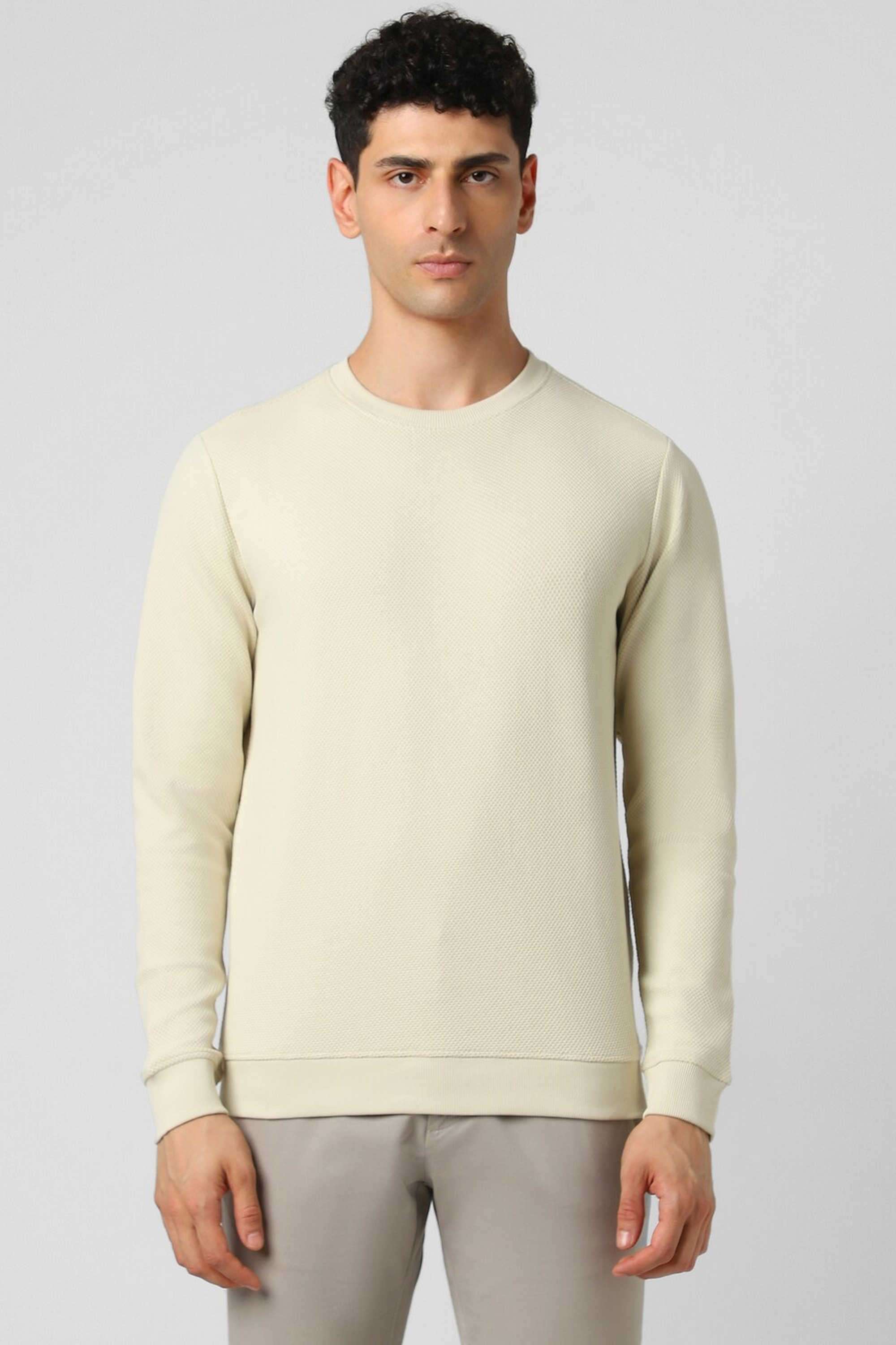 Textured-Poly-Cotton-Slim-Fit-Men-Sweatshirt