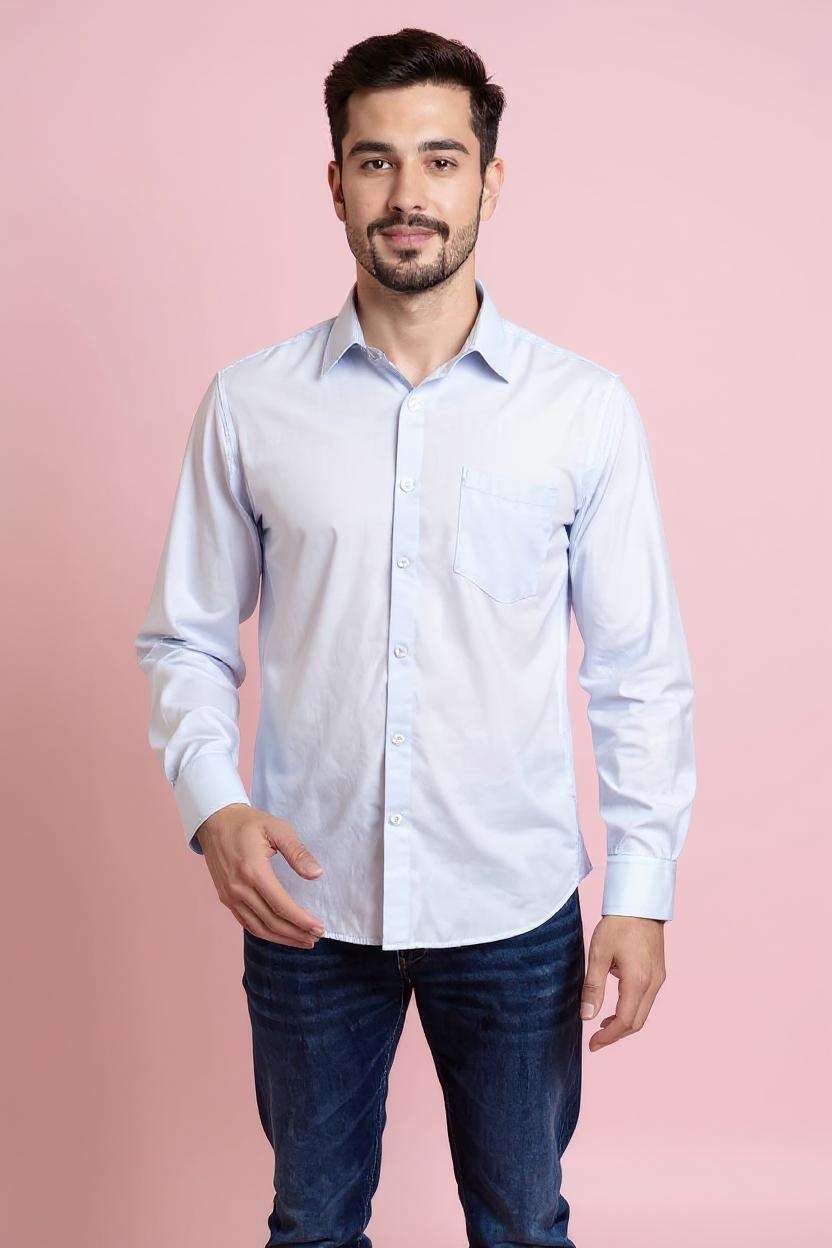 Blended-Fabric-Regular-Fit-Men-Shirt