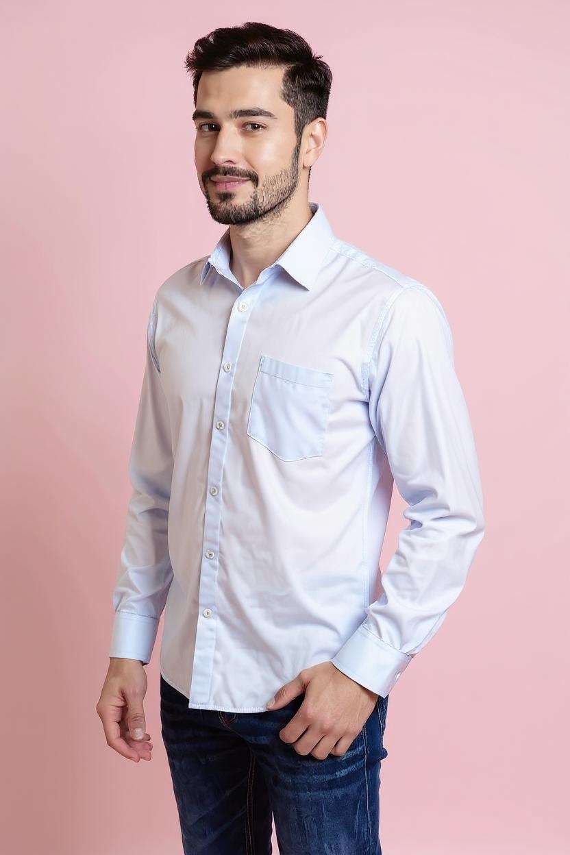 Blended-Fabric-Regular-Fit-Men-Shirt