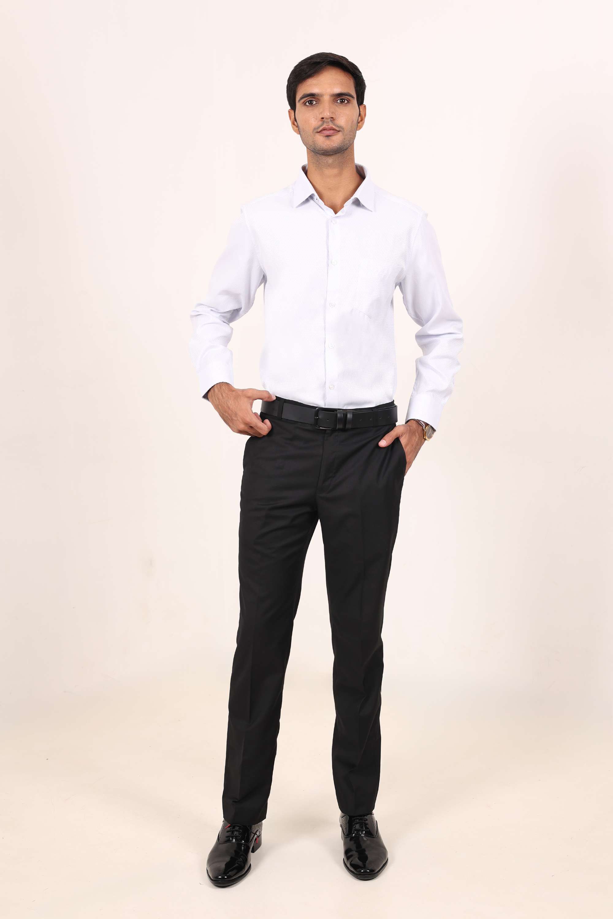Textured-Blended-Fabric-Regular-Fit-Men-Formal-Wear-Shirt