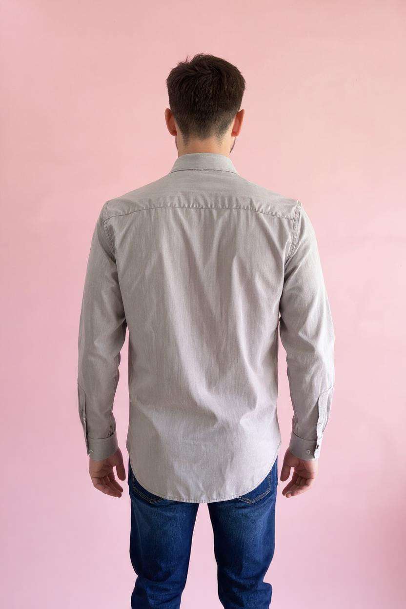 Blended-Fabric-Regular-Fit-Men-Shirt