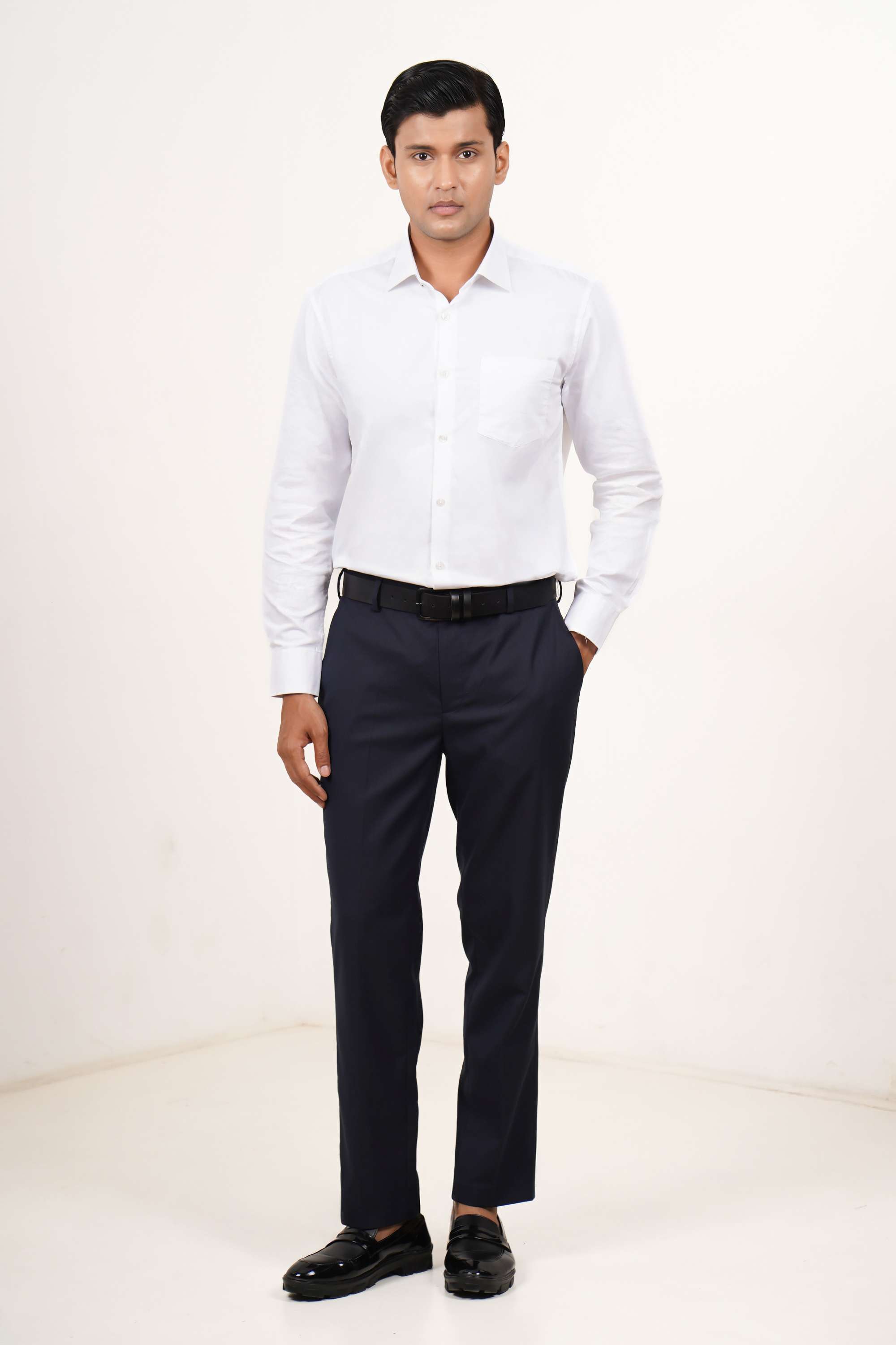 Textured-Blended-Fabric-Slim-Fit-Men-s-Formal-Trousers