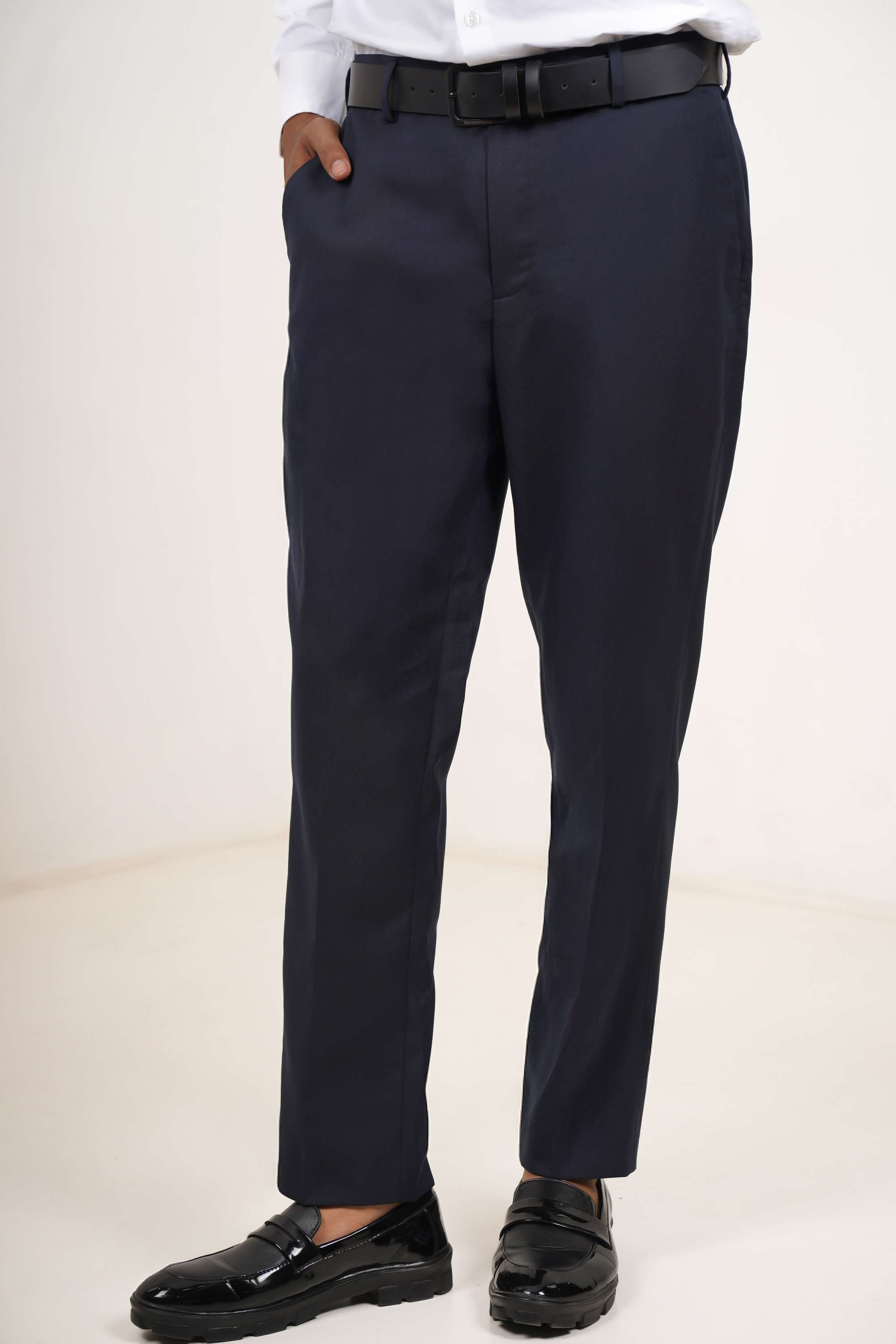 Textured-Blended-Fabric-Slim-Fit-Men-s-Formal-Trousers