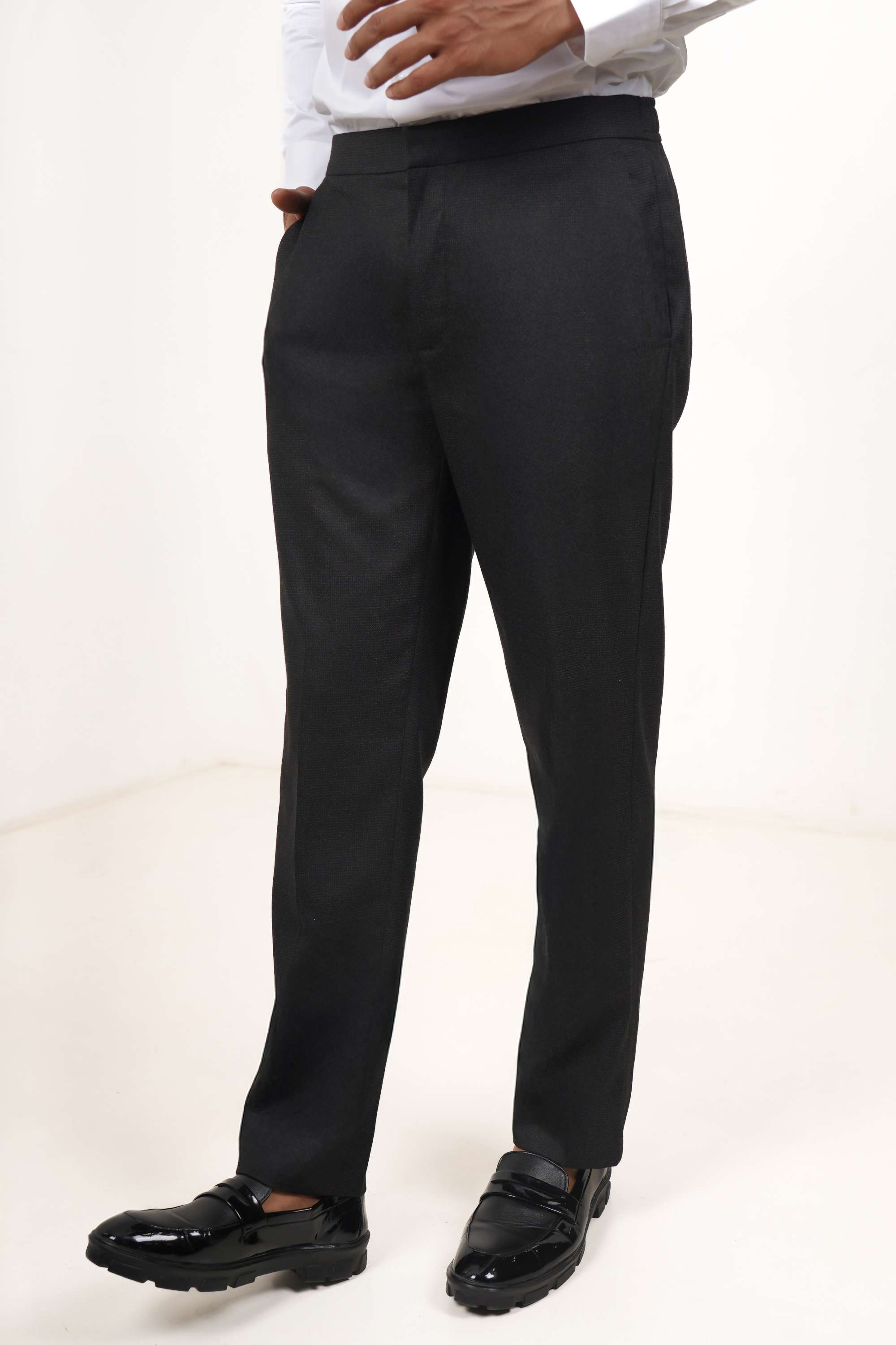Textured-Blended-Fabric-Slim-Fit-Men-s-Formal-Trousers