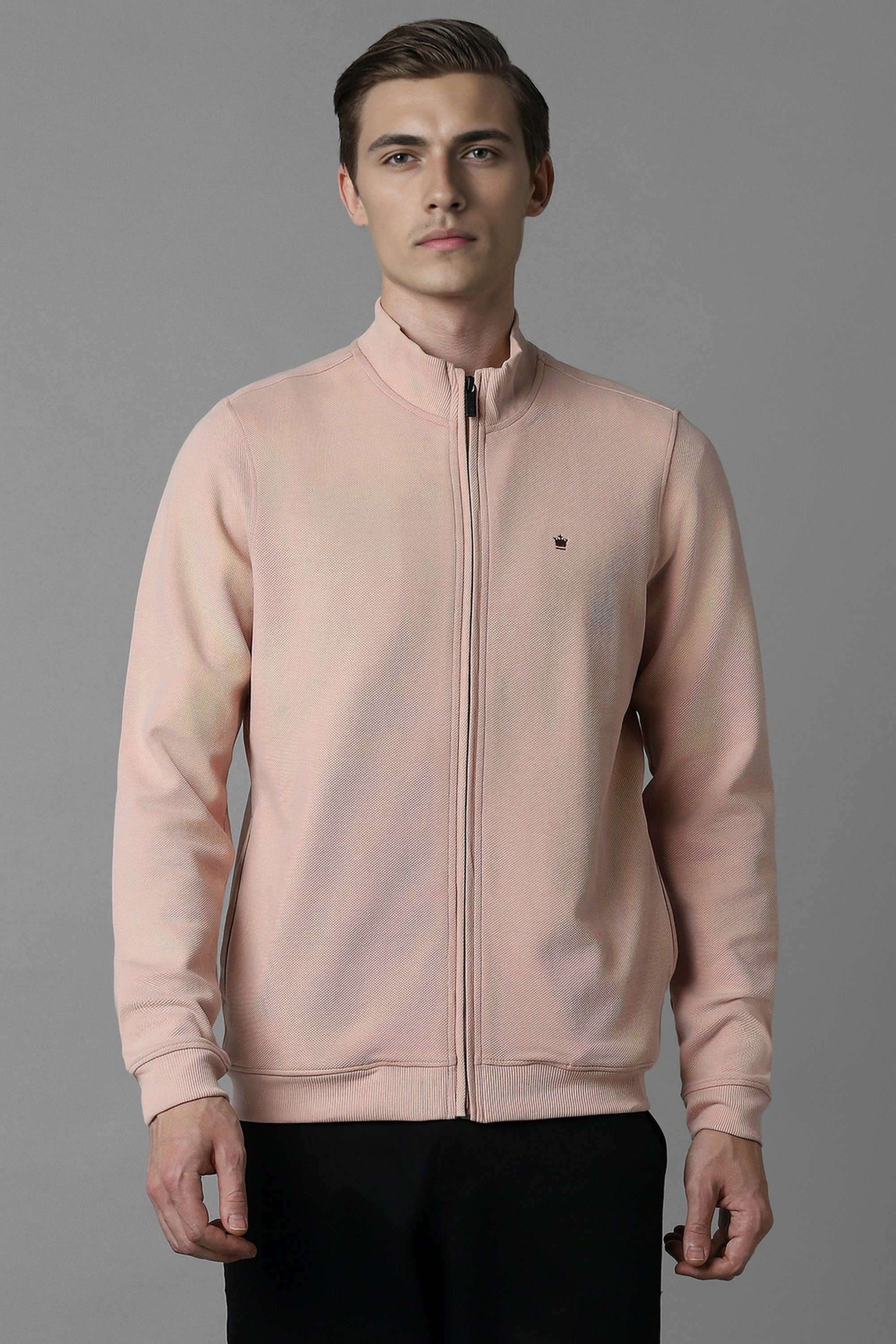 Solid-Cotton-High-Neck-Men-s-Sweatshirt