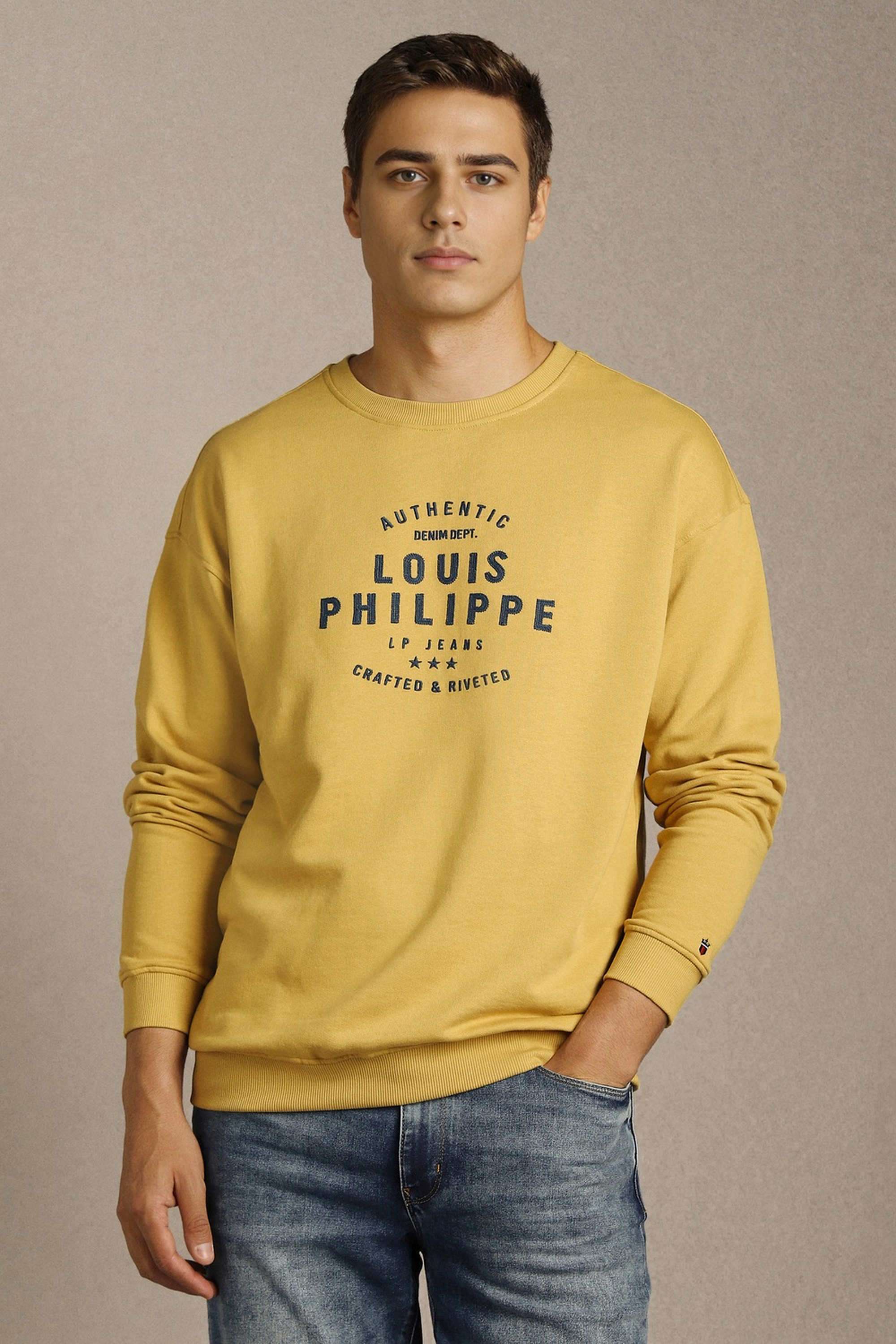 Solid-Cotton-Round-Neck-Men-s-Sweatshirt