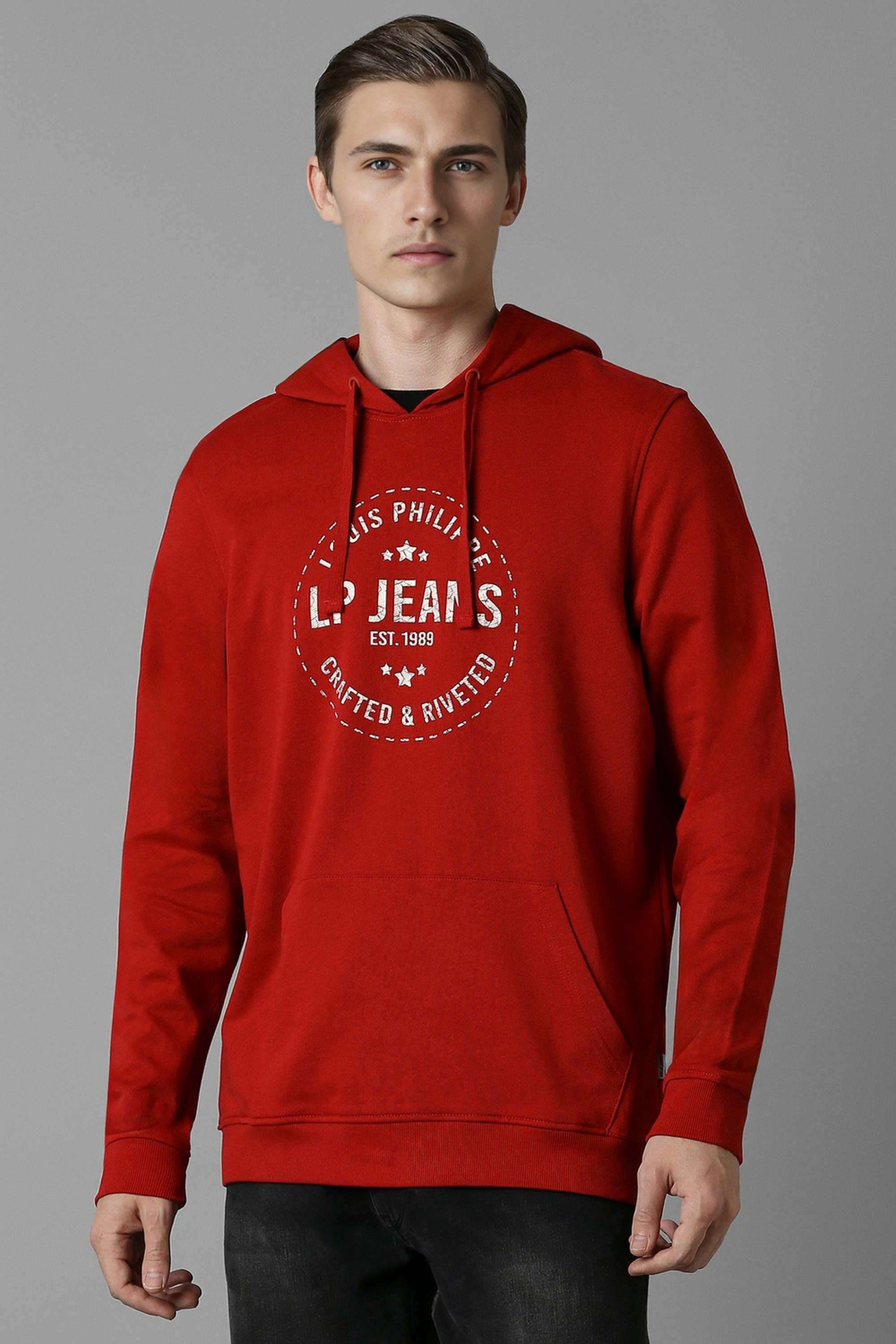 Solid-Cotton-Hooded-Men-s-Sweatshirt