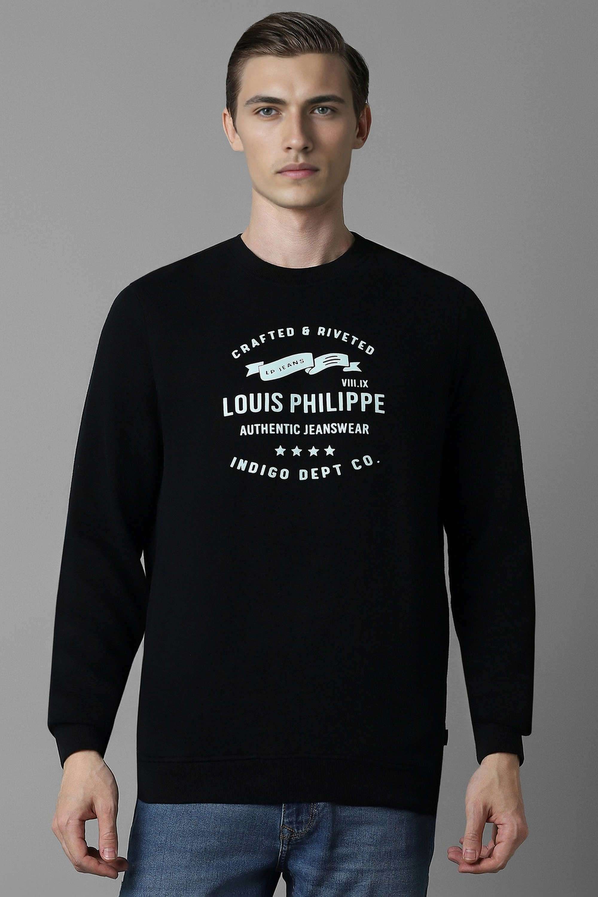 Solid-Cotton-Round-Neck-Men-s-Sweatshirt