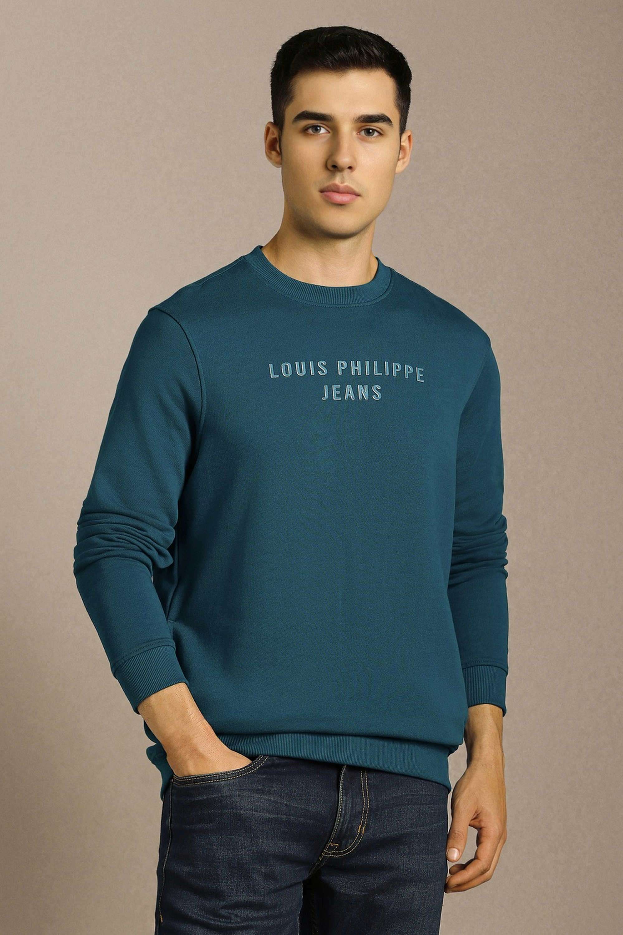 Solid-Cotton-Round-Neck-Men-s-Sweatshirt
