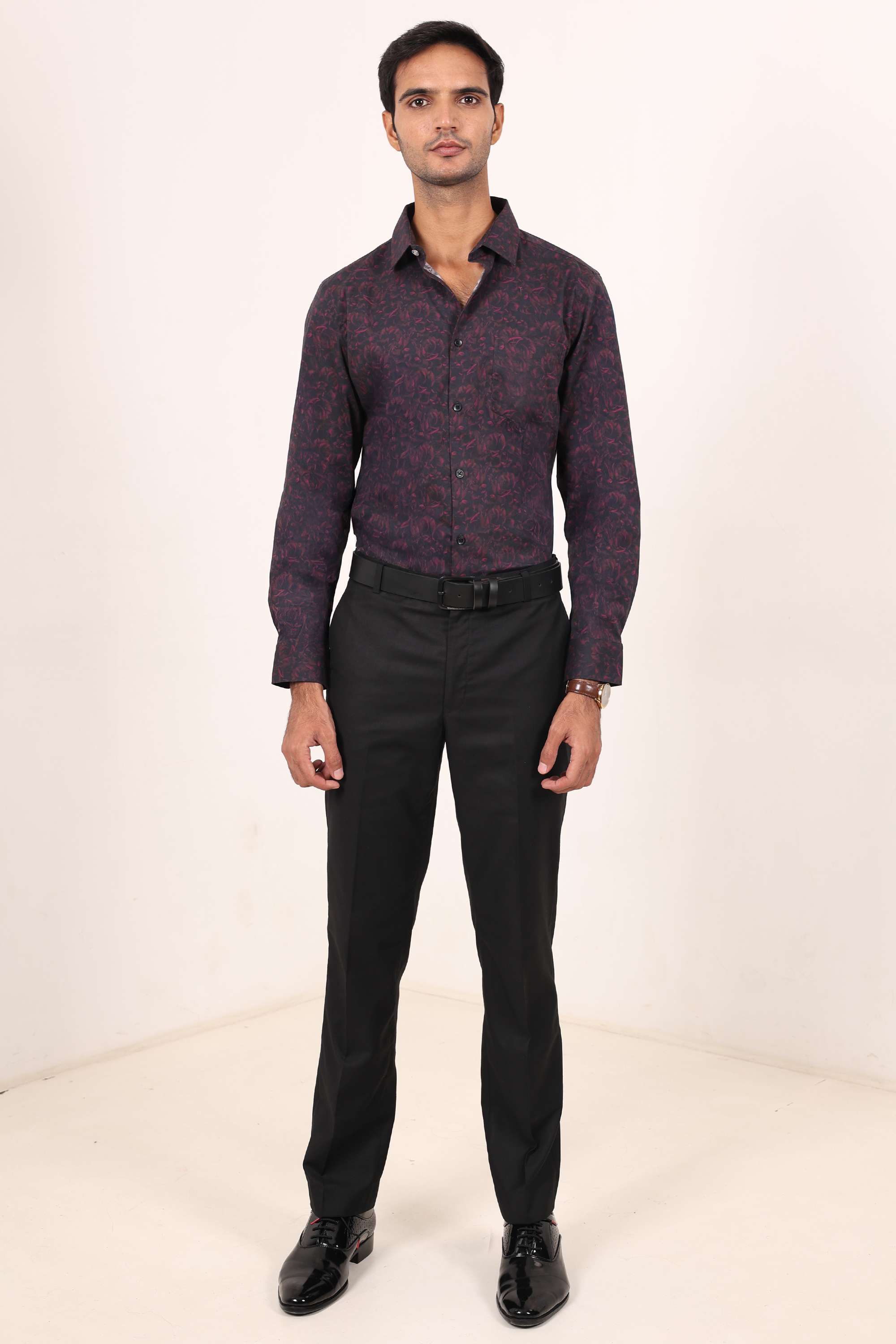 Floral-Cotton-Blend-Regular-Fit-Men-s-Shirt