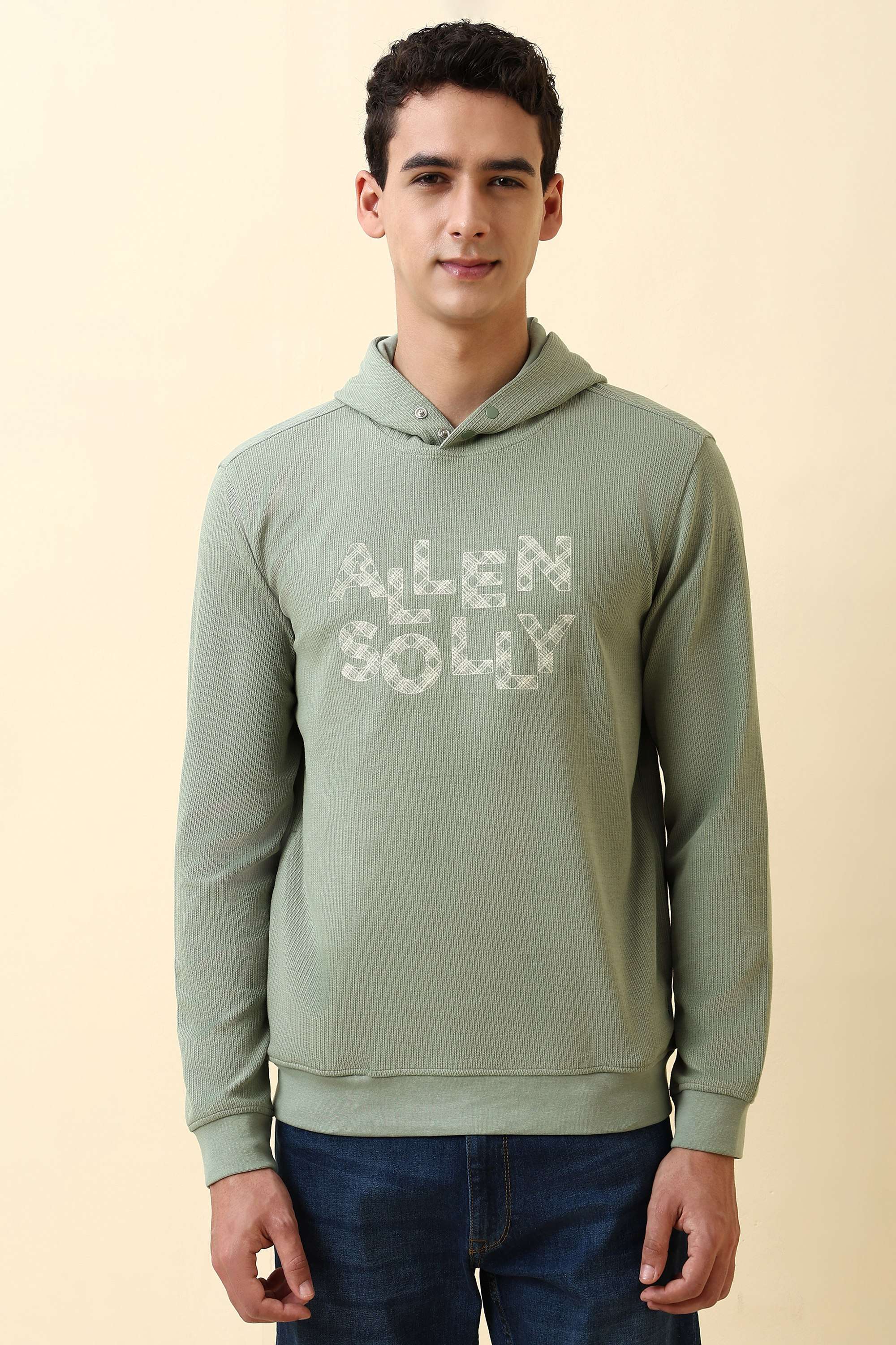 Solid-Polyester-Cotton-Round-Neck-Men-s-Sweatshirt