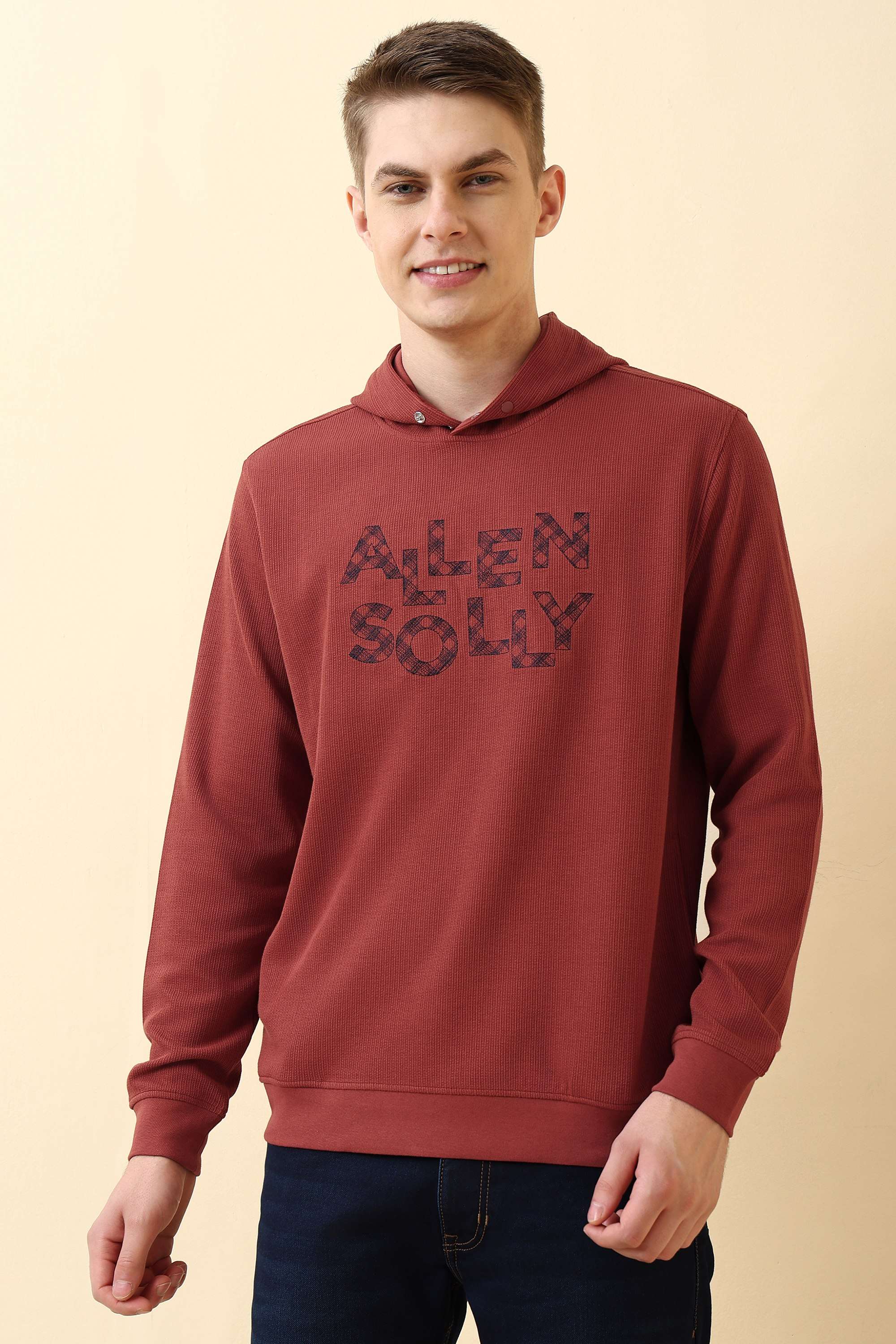 Solid-Polyester-Cotton-Round-Neck-Men-s-Sweatshirt