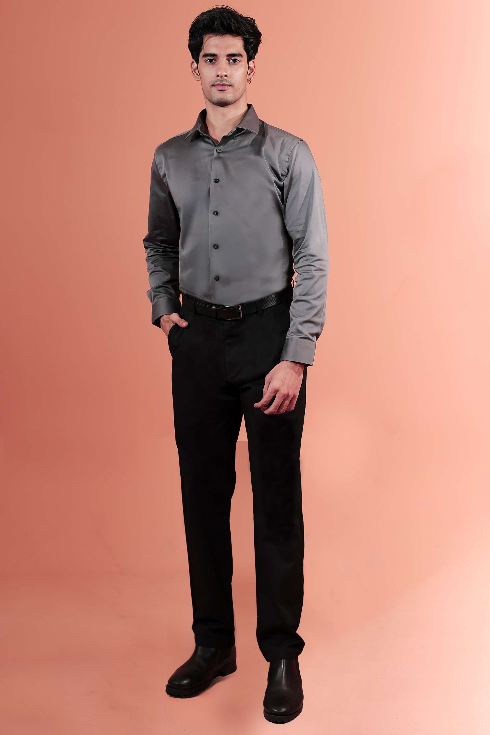 Blended-Fabric-Regular-Fit-Men-Shirt