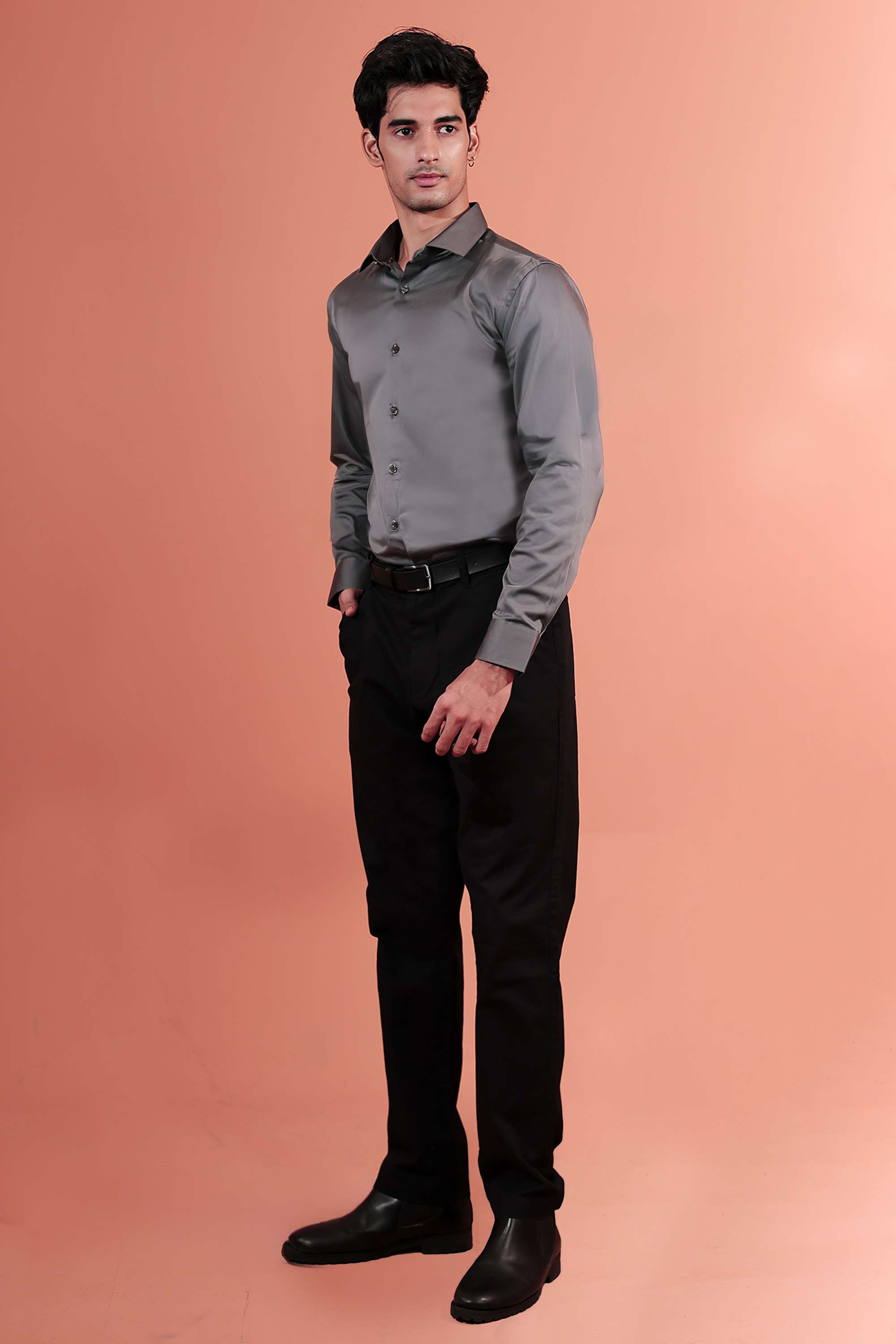 Blended-Fabric-Regular-Fit-Men-Shirt
