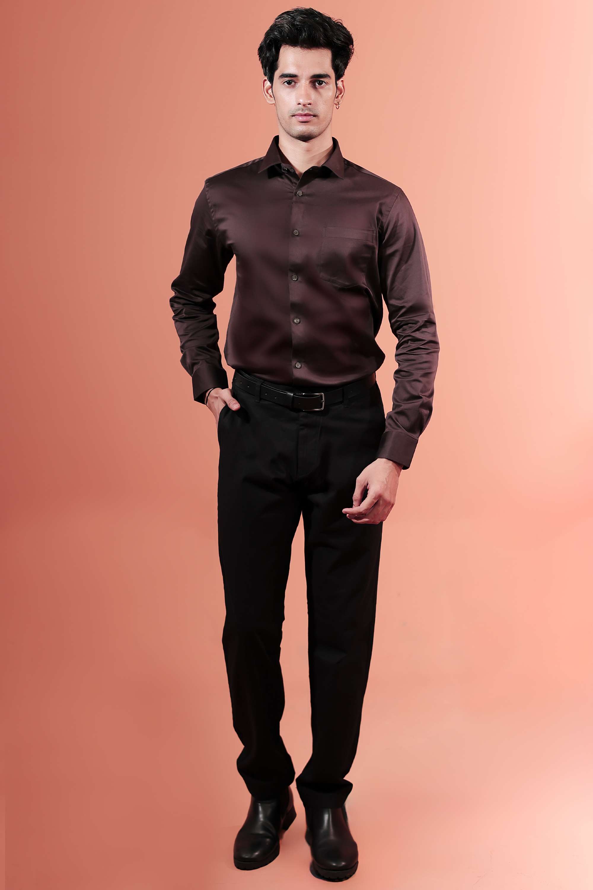 Blended-Fabric-Regular-Fit-Men-Shirt