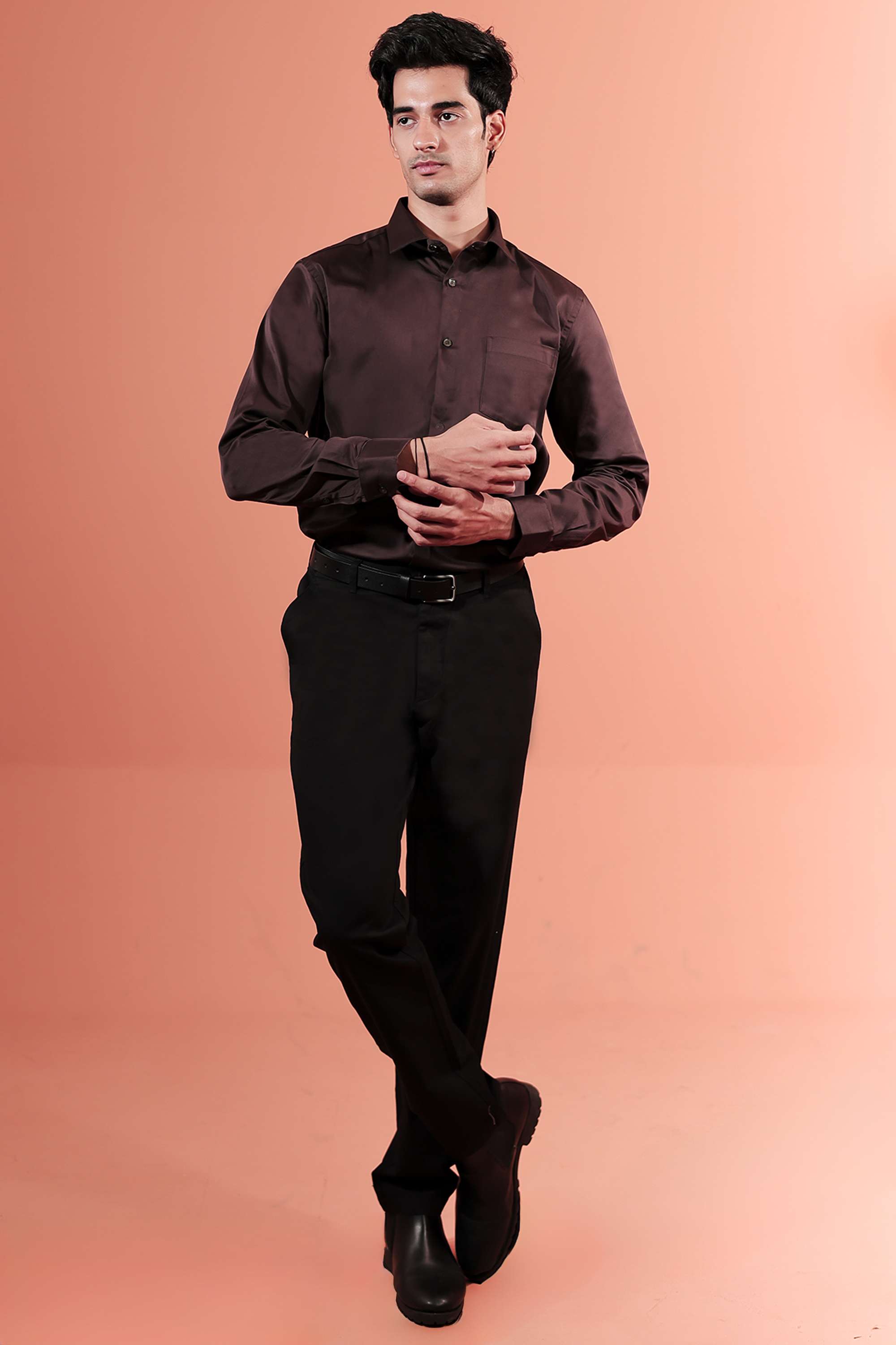 Blended-Fabric-Regular-Fit-Men-Shirt