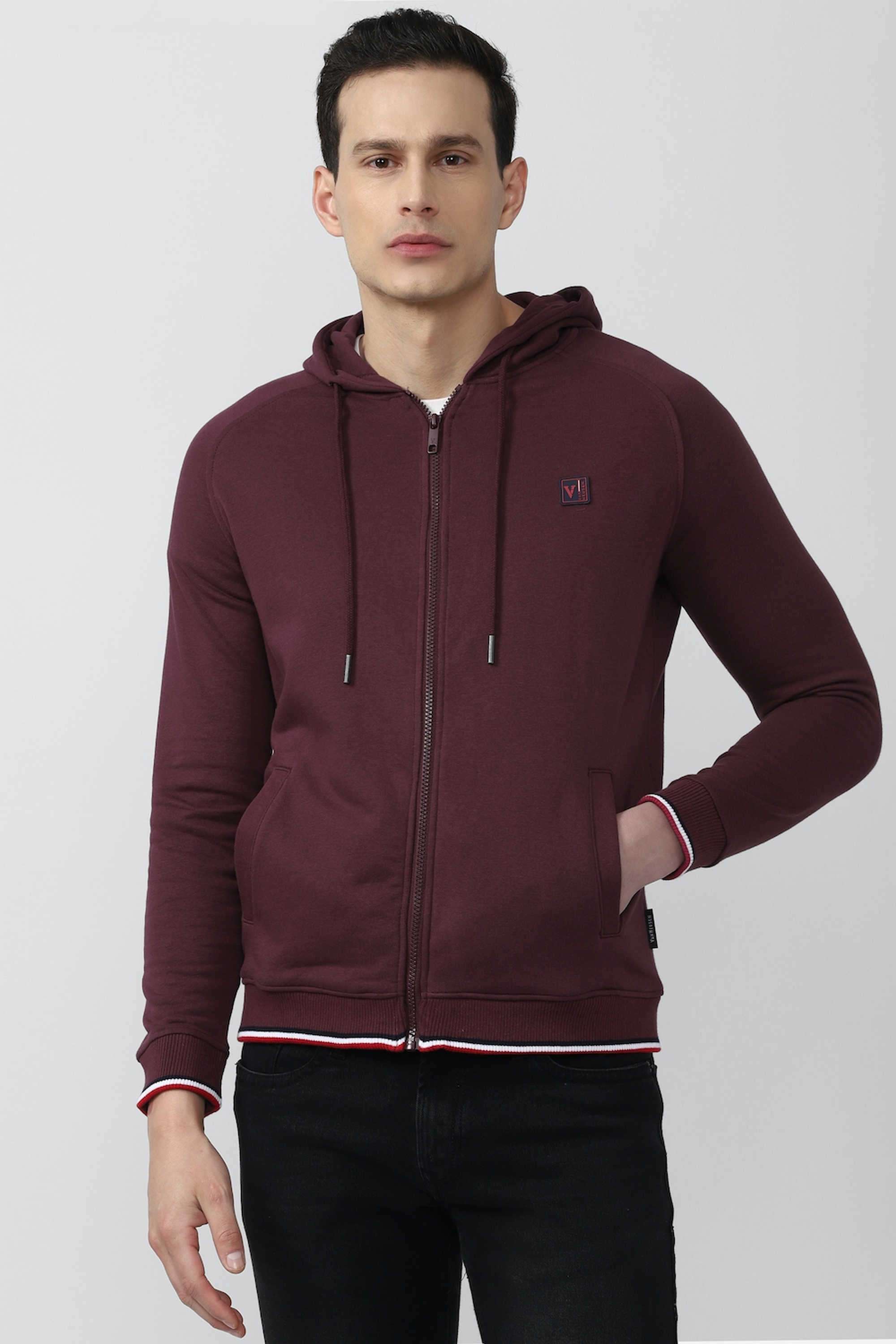 Solid-Poly-Cotton-Regular-Fit-Men-Sweatshirt