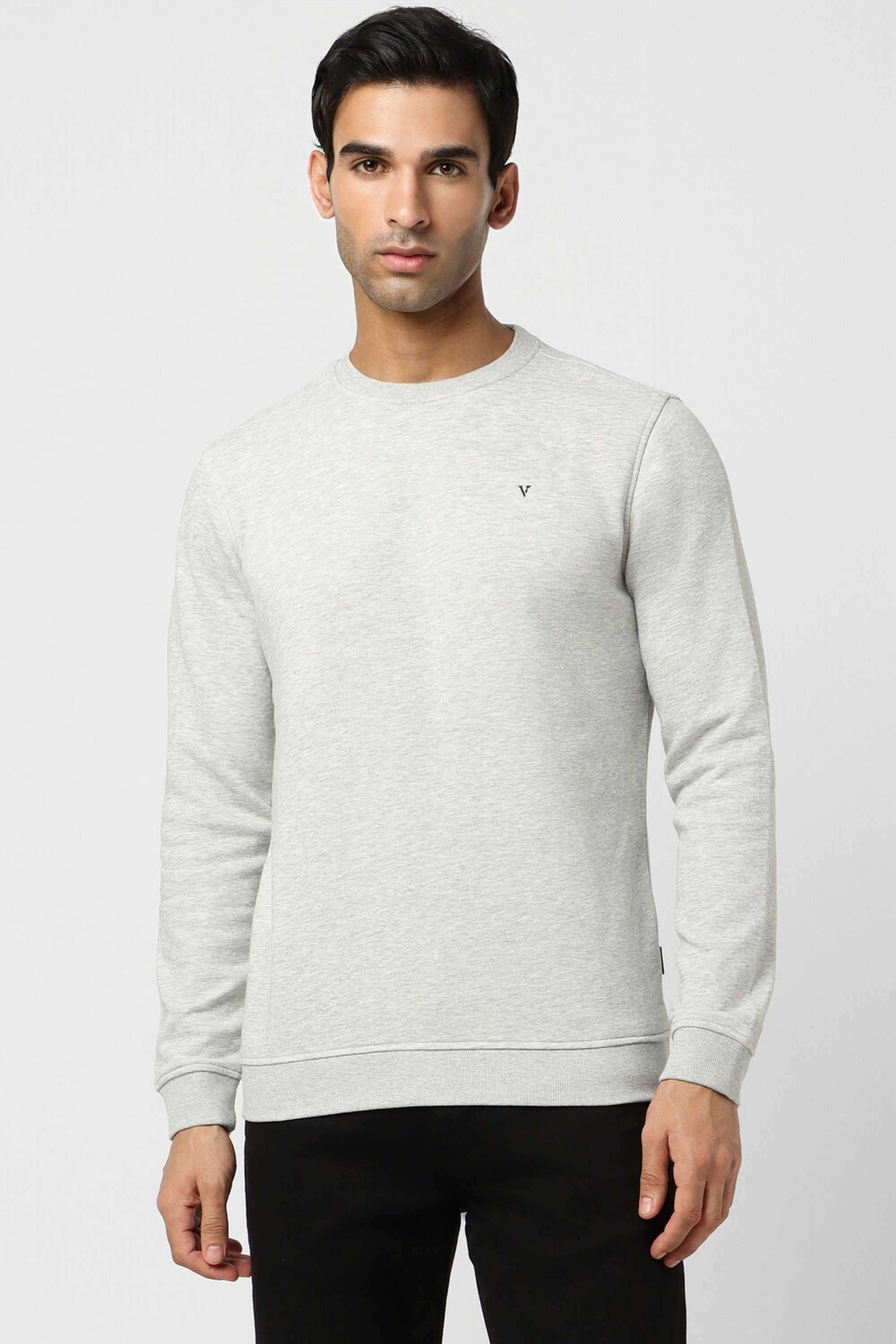 Textured-Poly-Cotton-Regular-Fit-Men-Sweatshirt