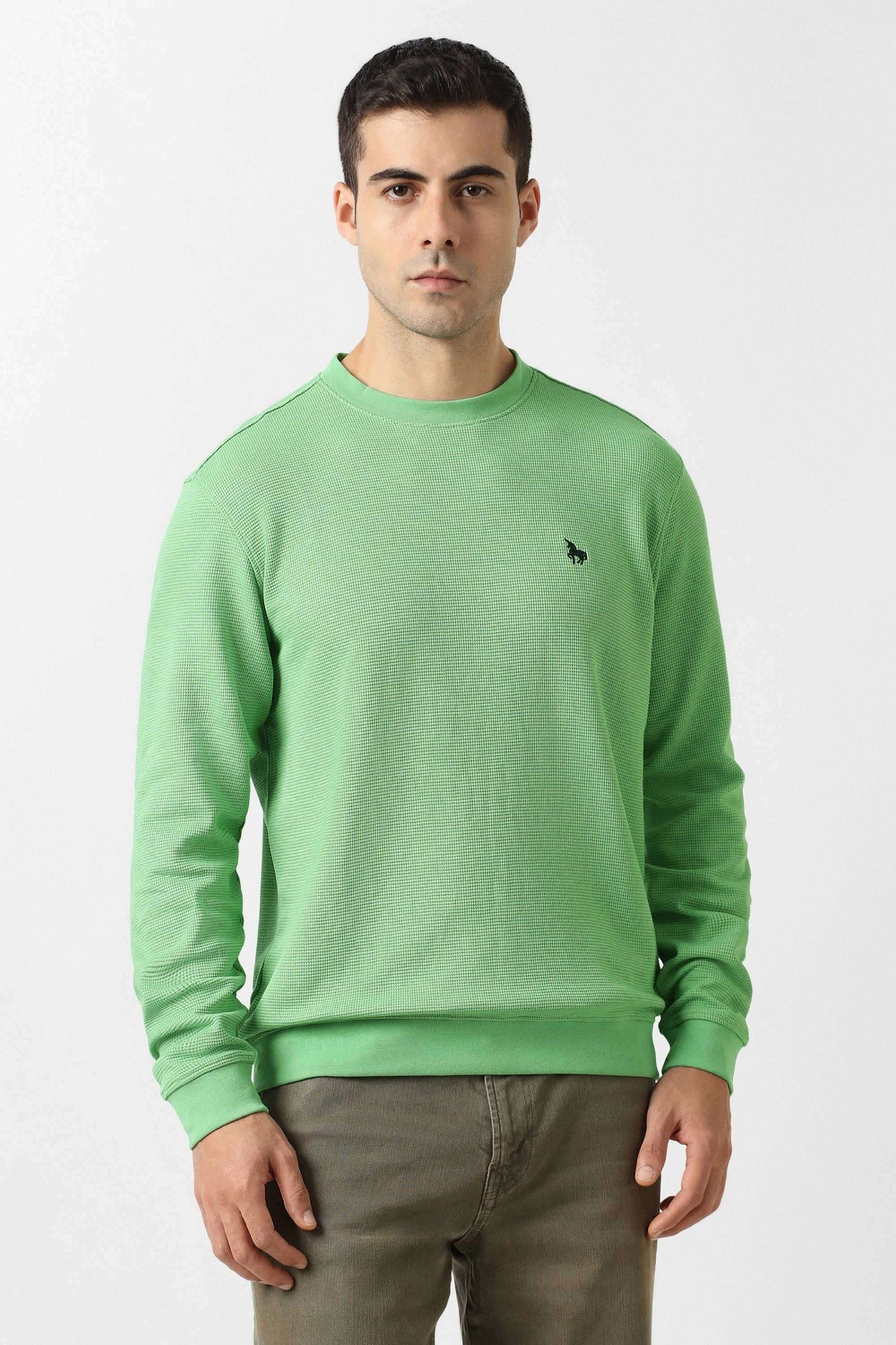 Solid-Poly-Cotton-Regular-Fit-Men-Sweatshirt