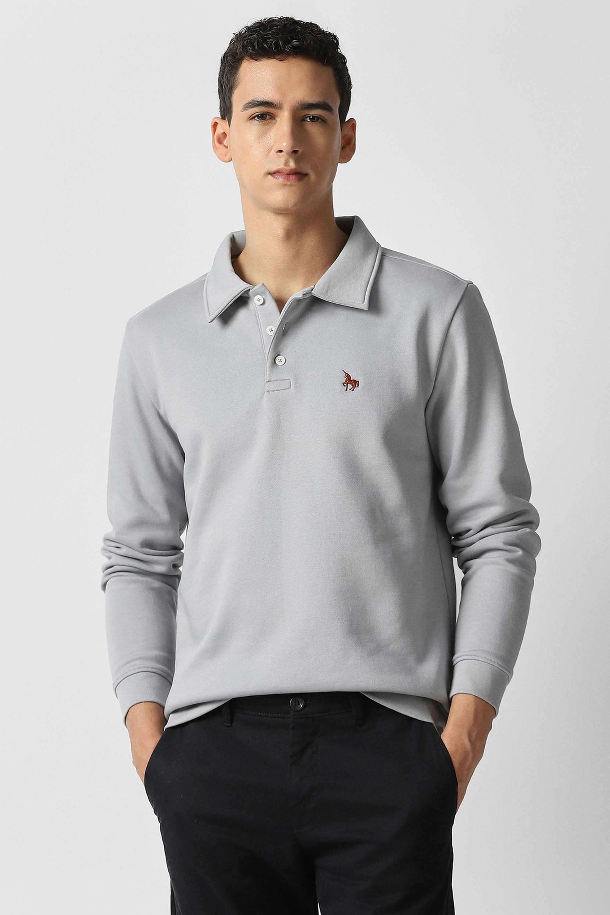 Solid-Cotton-Regular-Fit-Men-s-Sweatshirt