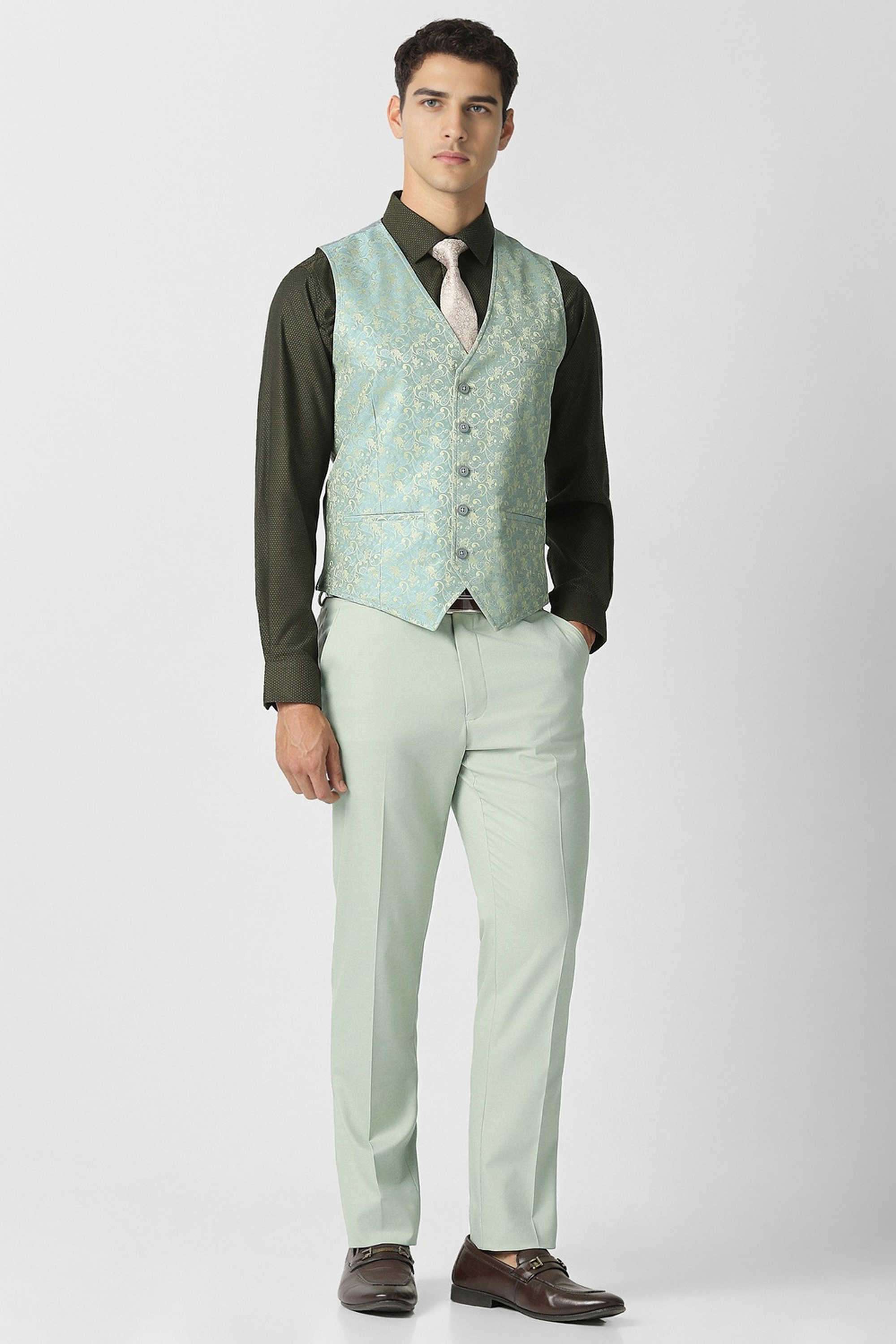 Textured-Blended-Fabric-Slim-Fit-Men-s-Suit