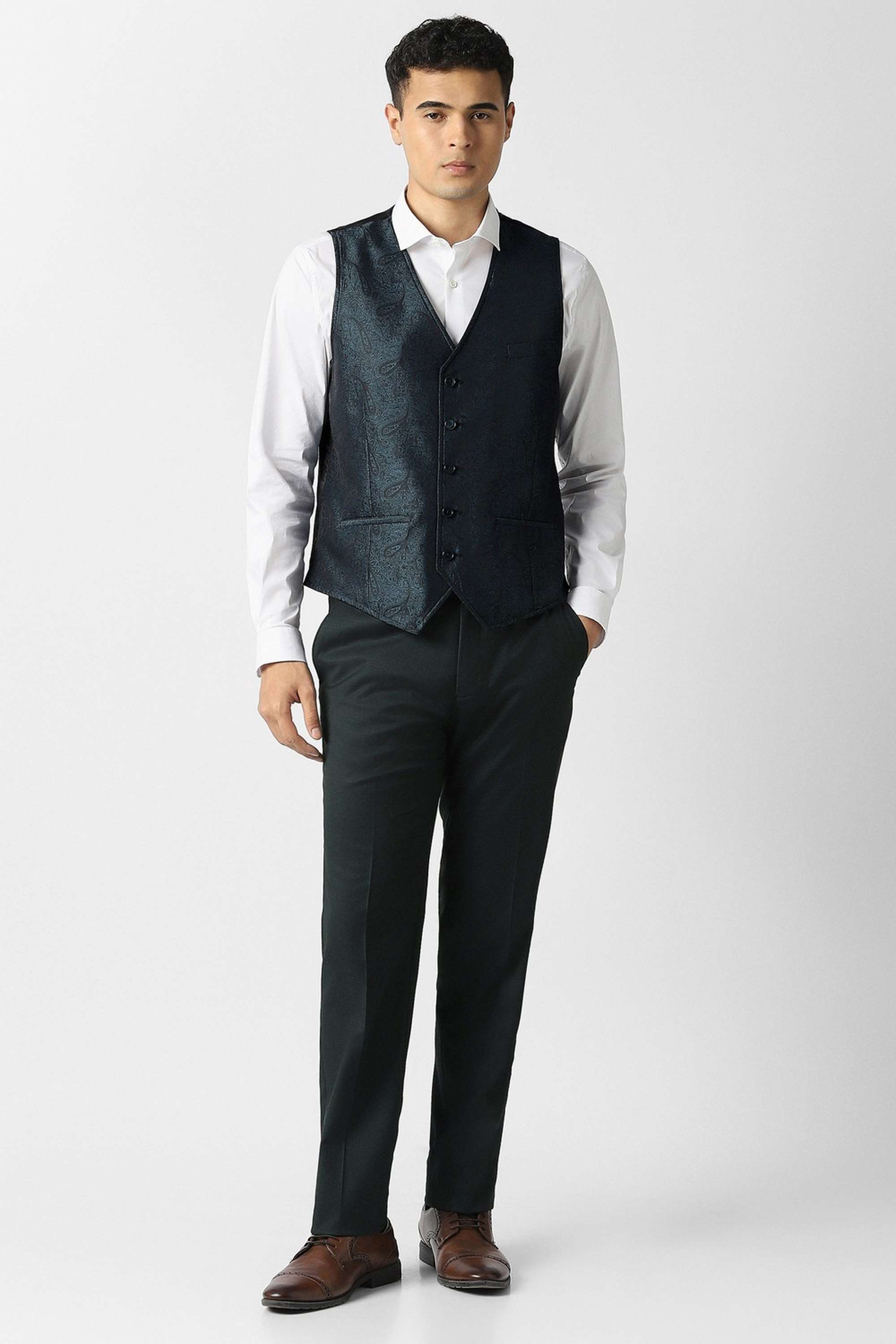 Textured-Polyester-Viscose-Slim-Fit-Men-s-Suit