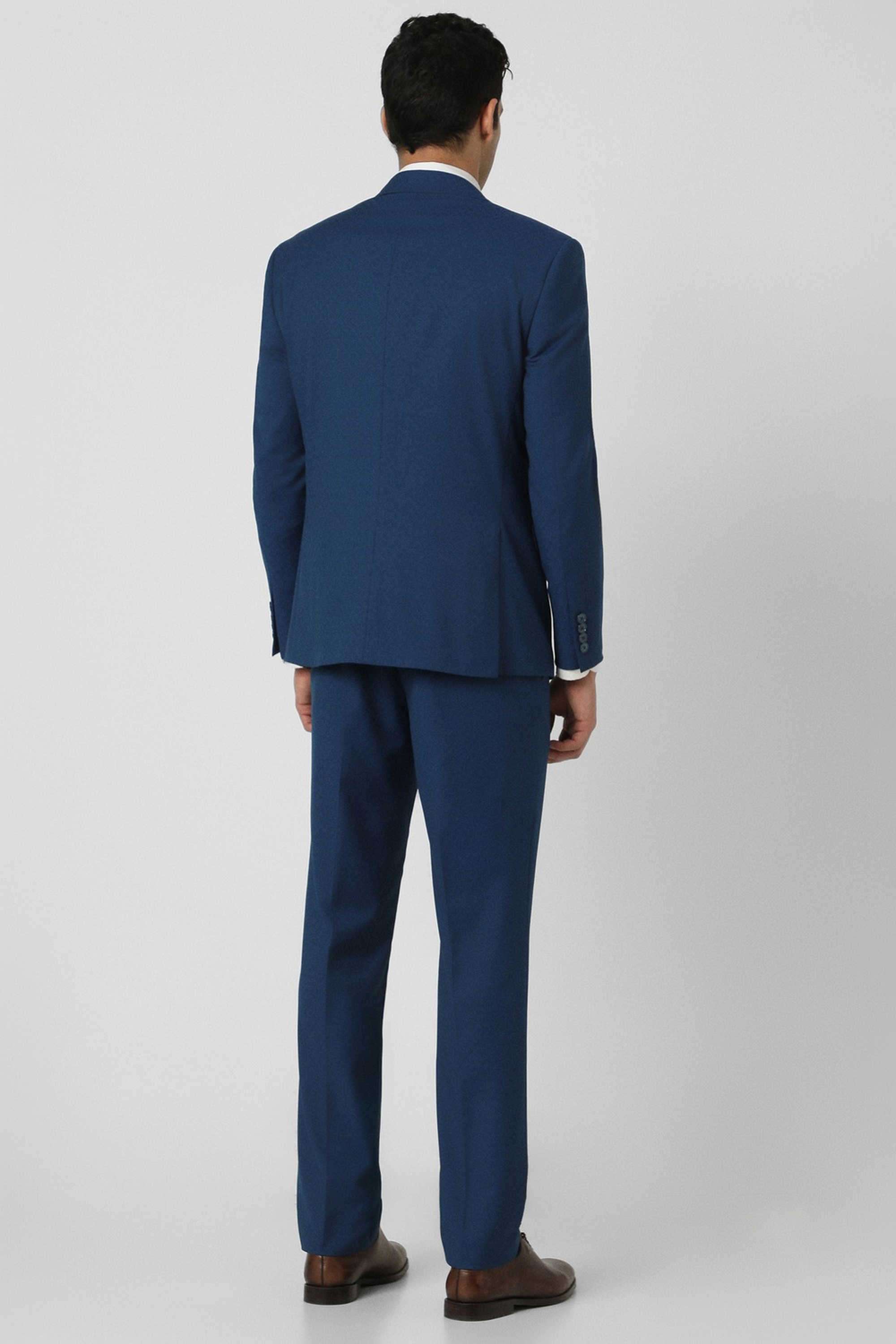 Solid-Blended-Fabric-Slim-Fit-Men-Formal-Wear-Suit