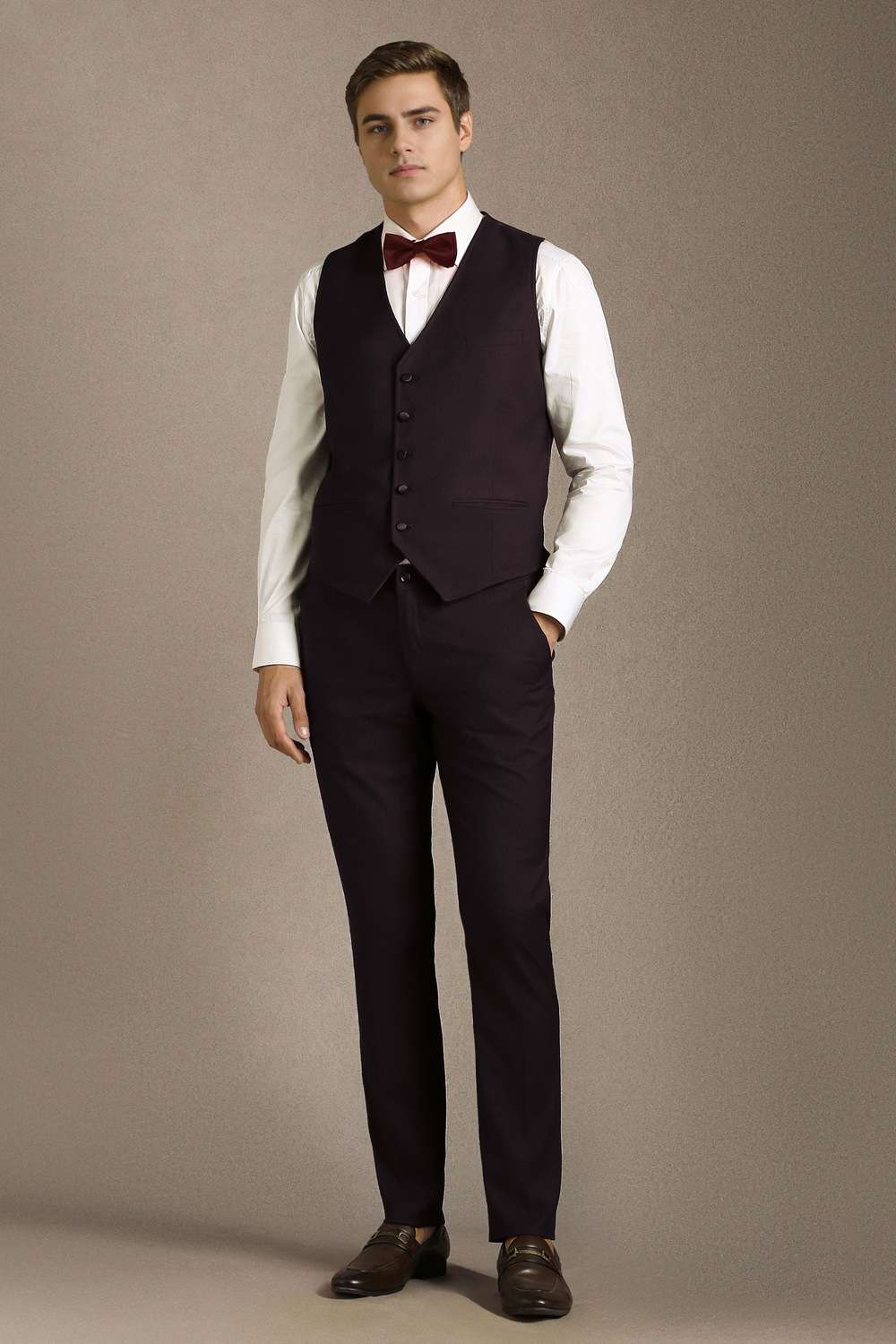 Textured-Polyester-Blend-Slim-Fit-Men-s-Formal-Suit