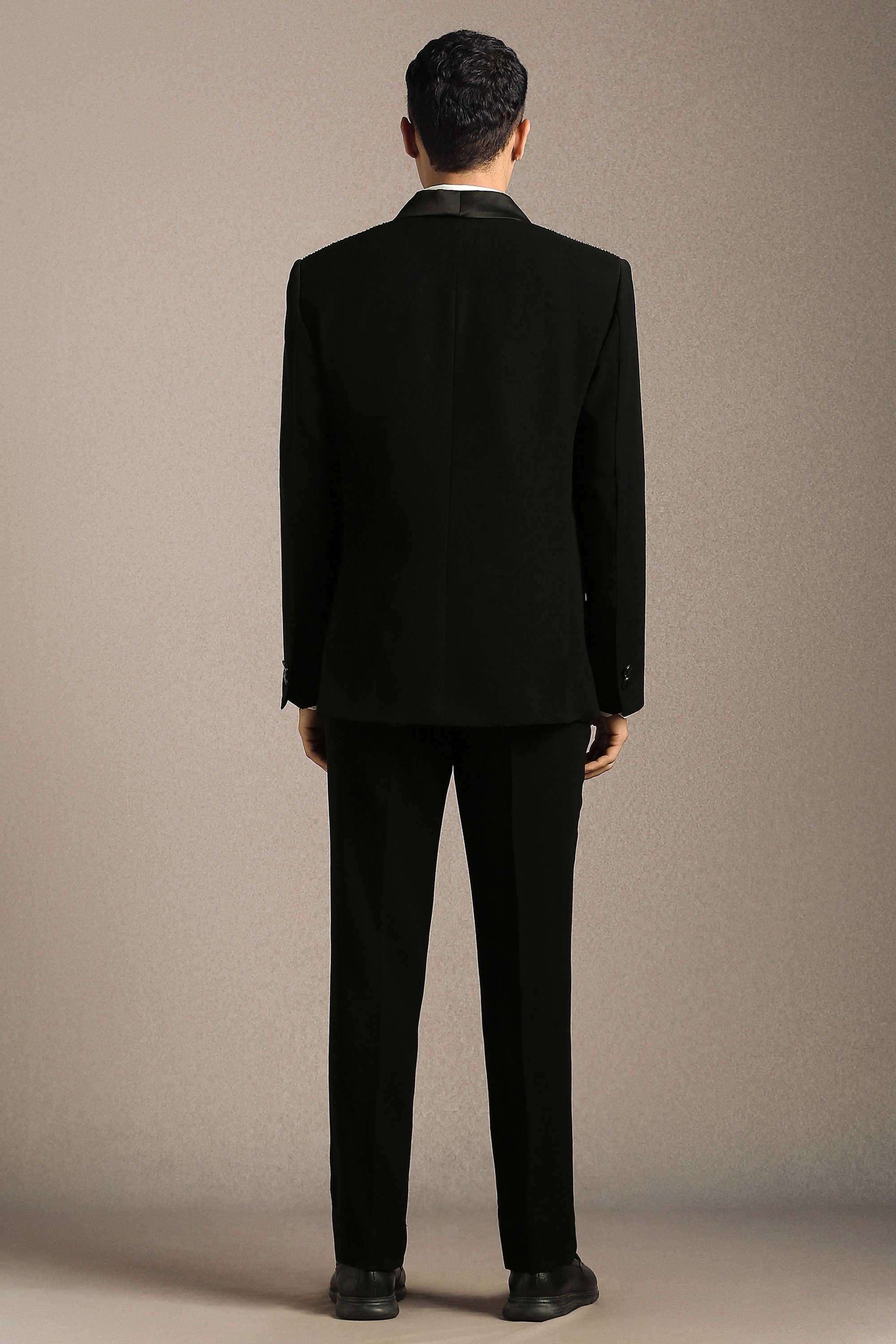 Solid-Blended-Fabric-Slim-Fit-Men-s-Suit