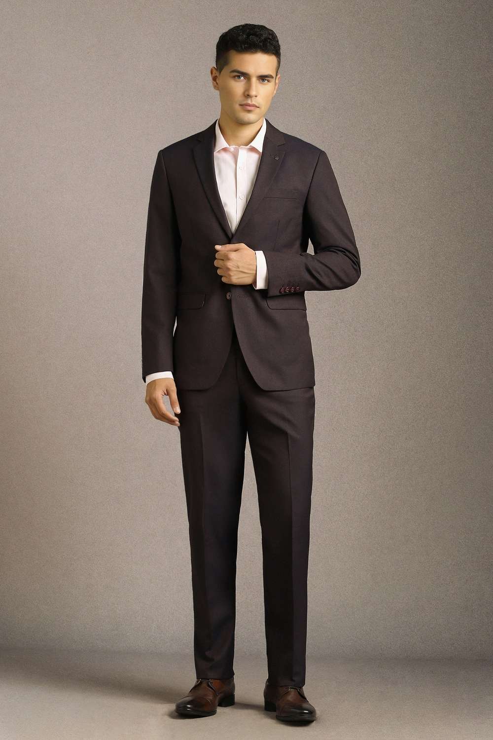 Textured-Polyester-Viscose-Slim-Fit-Men-s-Formal-Suit