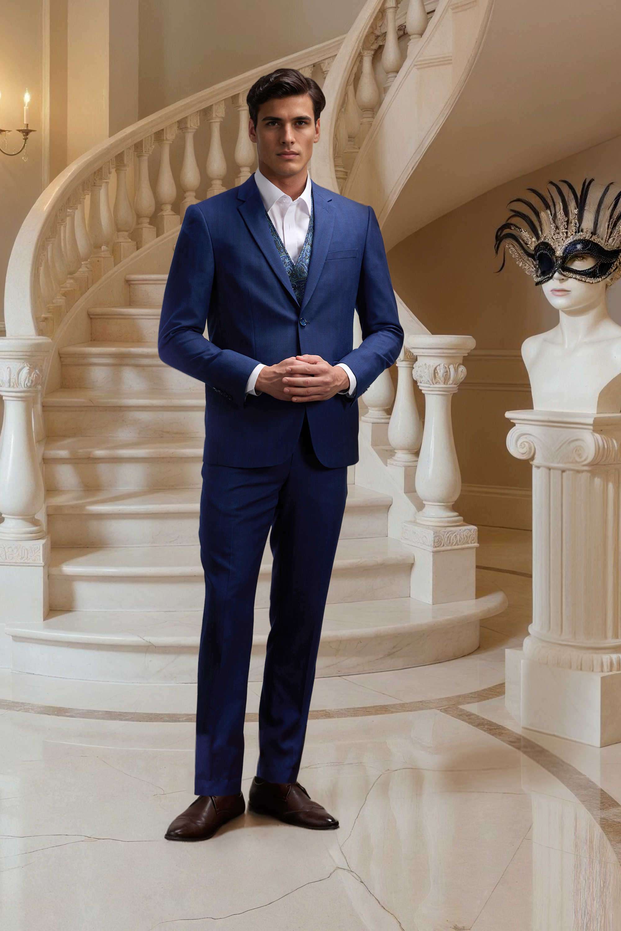 Textured-Blended-Fabric-Slim-Fit-Men-s-Suit