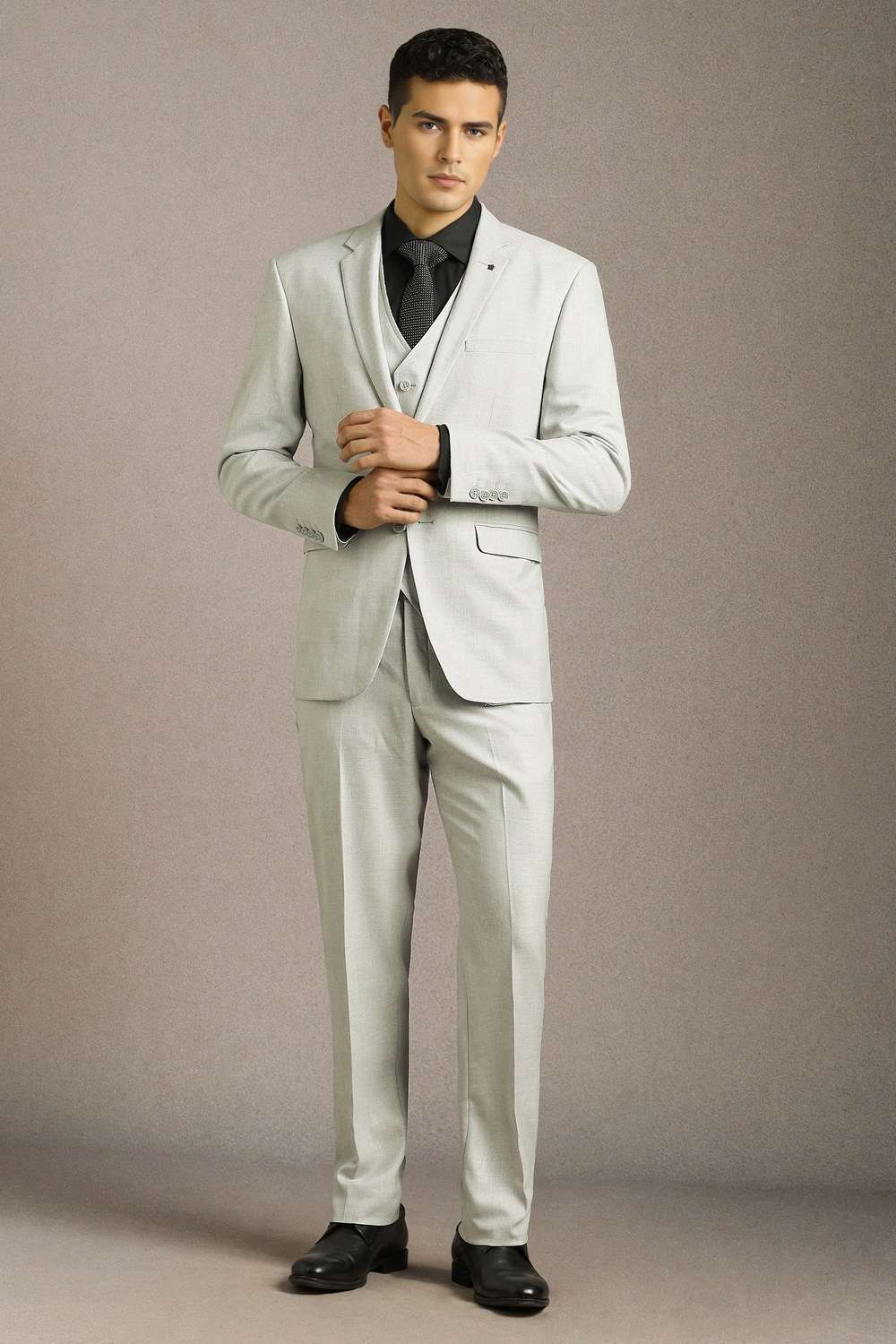 Textured-Polyester-Viscose-Slim-Fit-Men-s-Formal-Suit