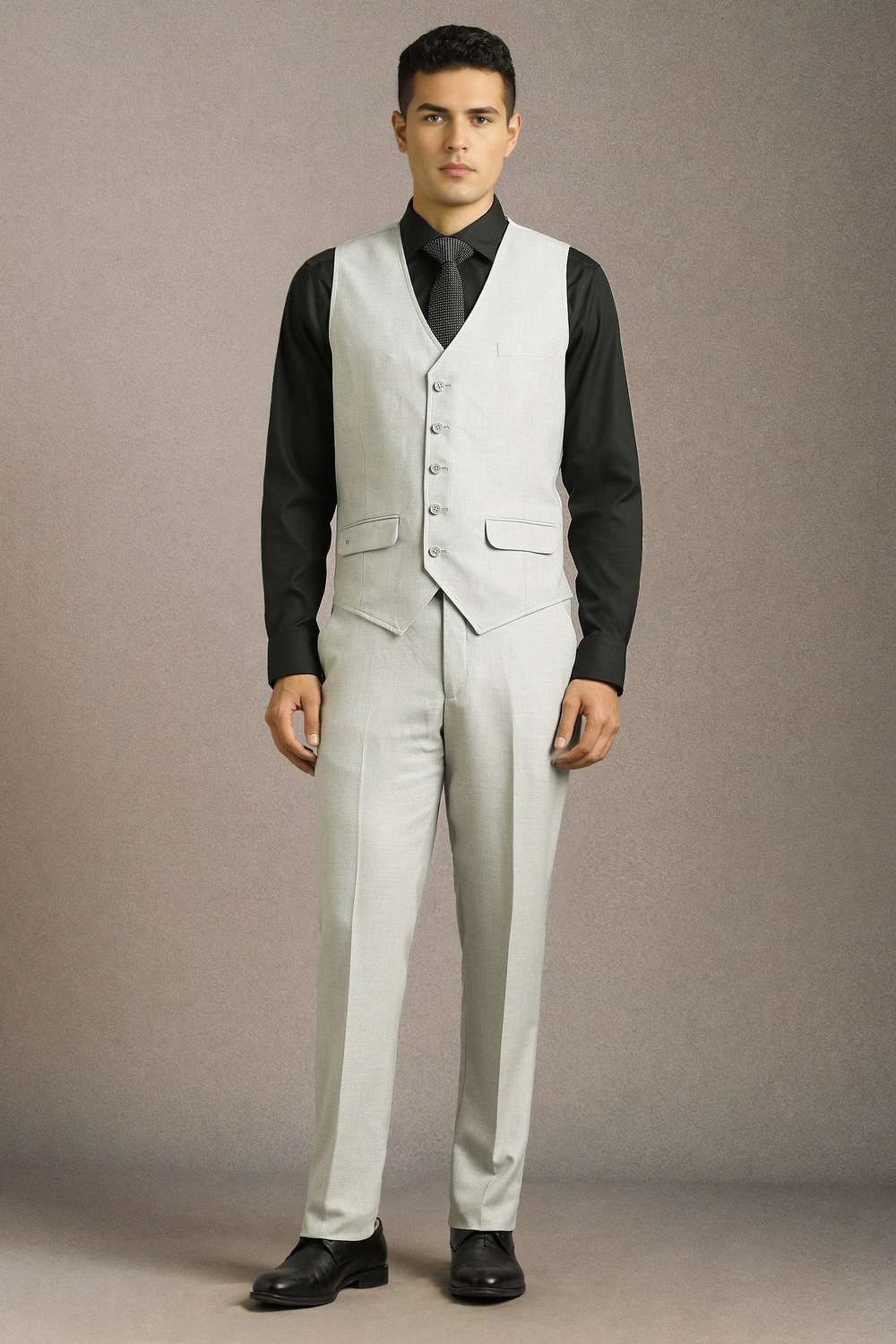 Textured-Polyester-Viscose-Slim-Fit-Men-s-Formal-Suit