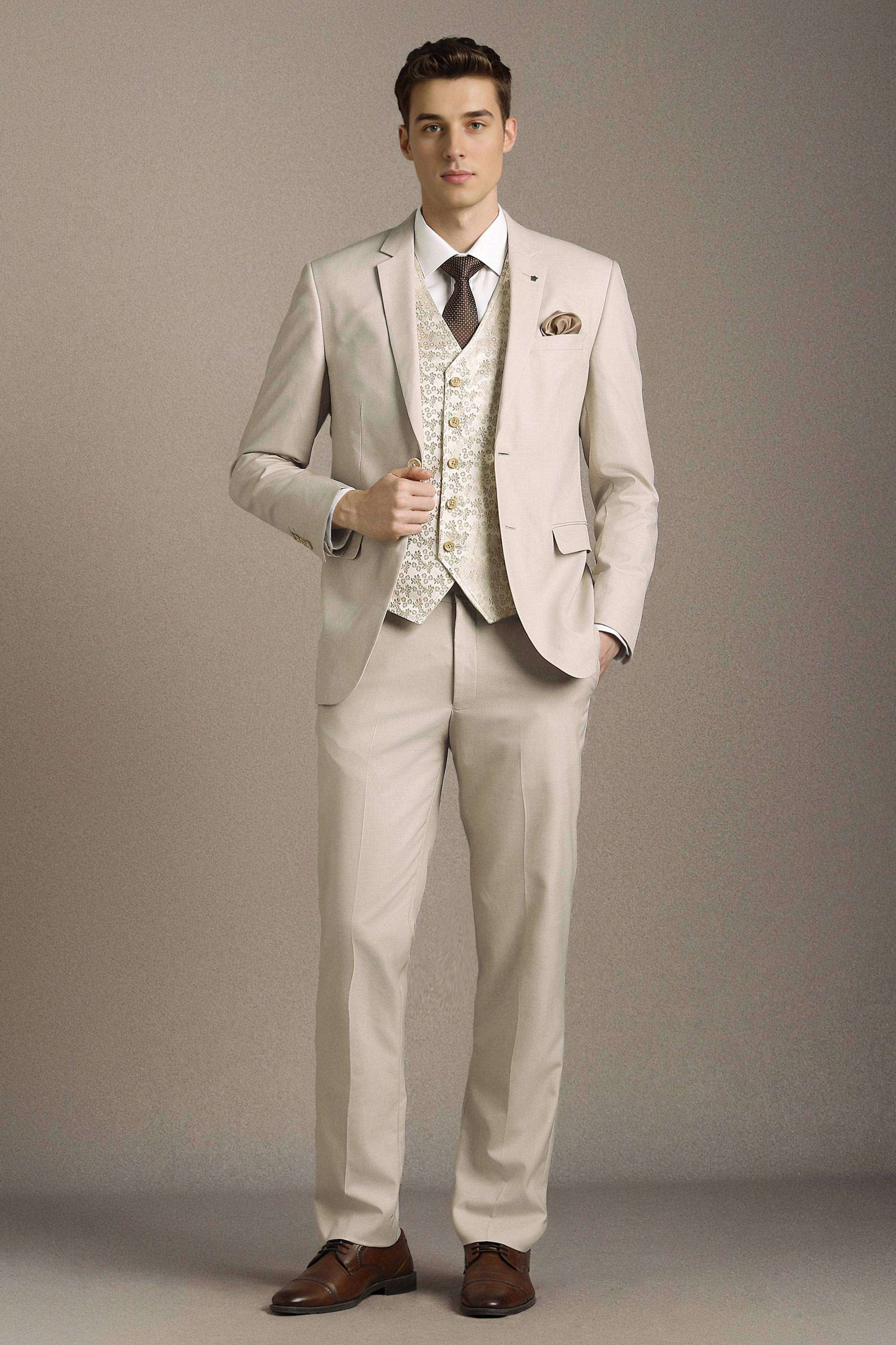 Textured-Polyester-Viscose-Slim-Fit-Men-s-Suit